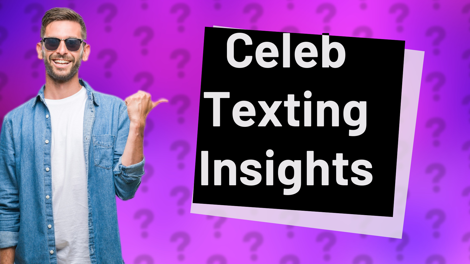 Celeb Texting Insights