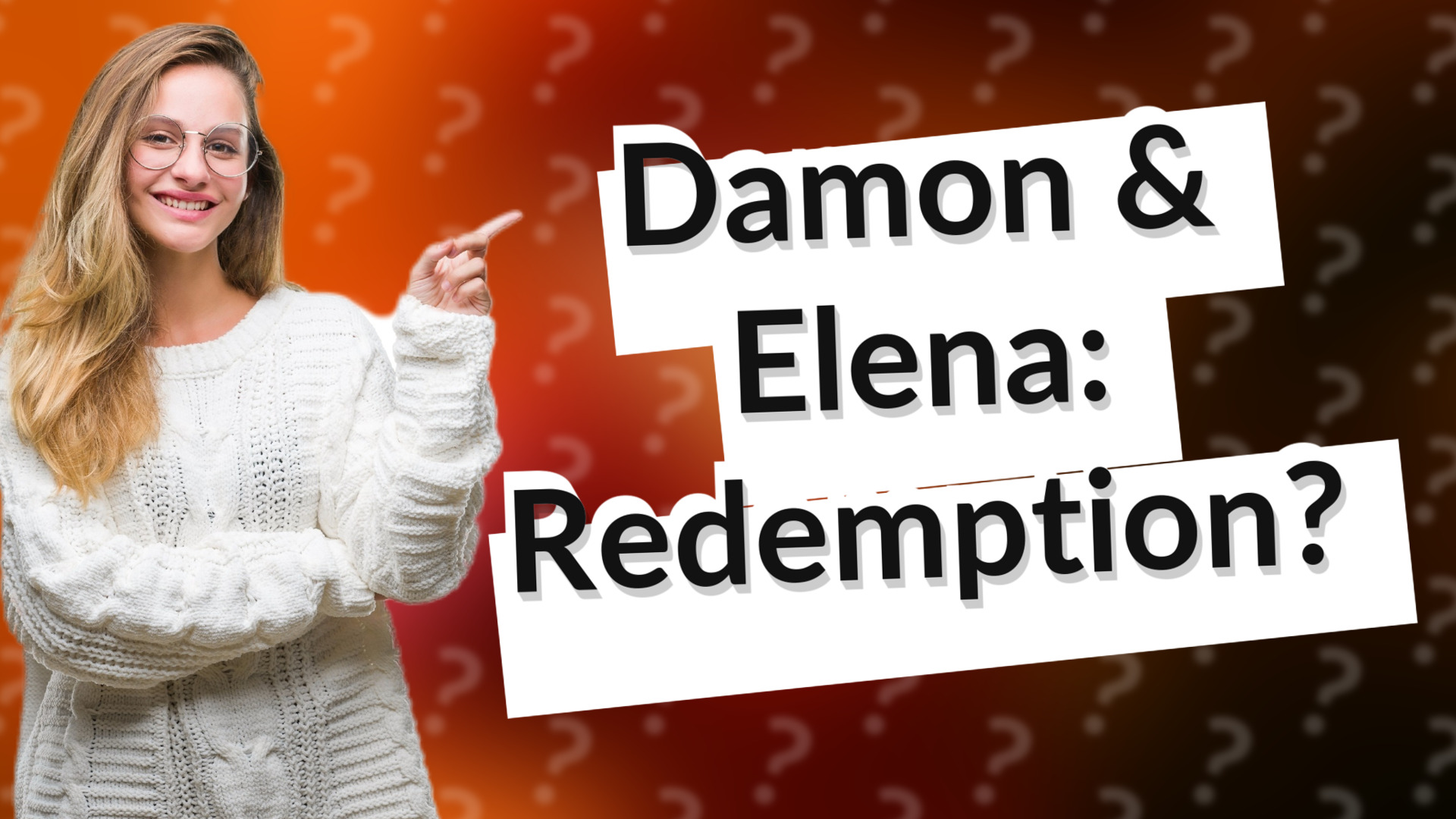 Damon & Elena: Redemption?