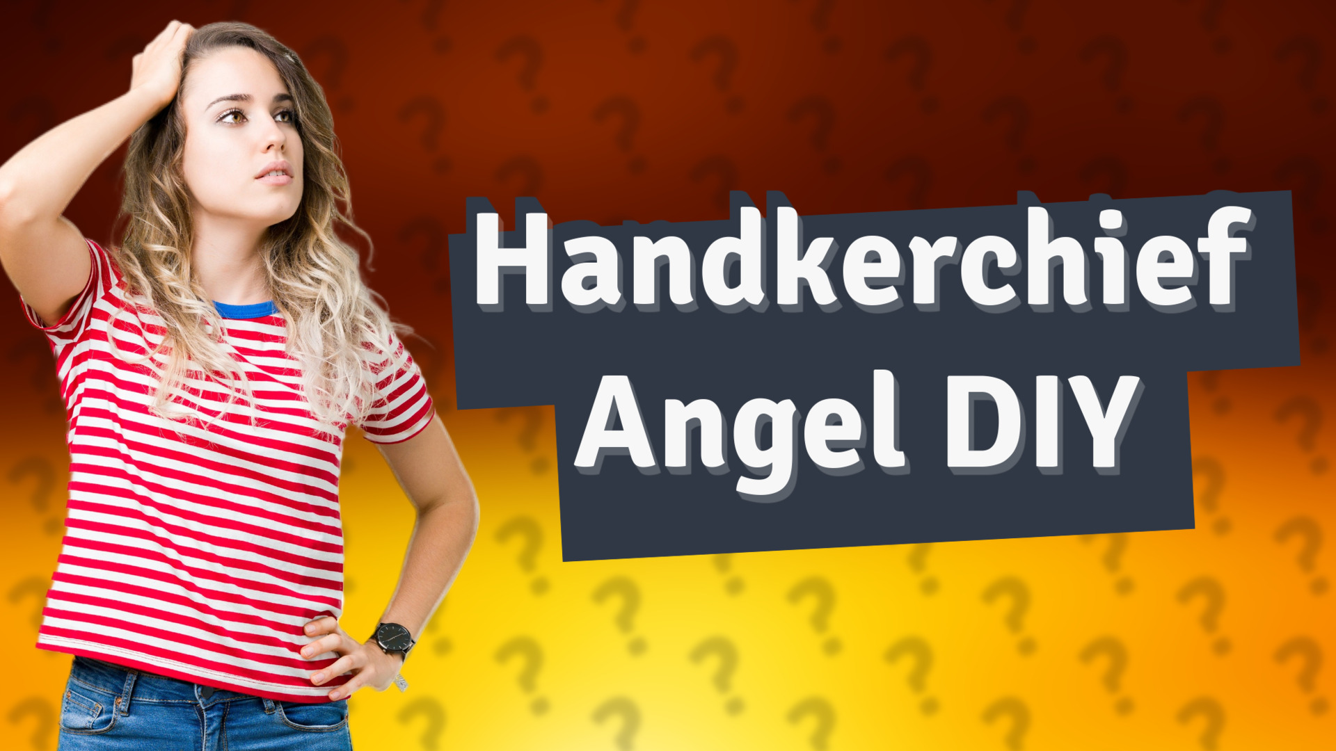 Handkerchief Angel DIY