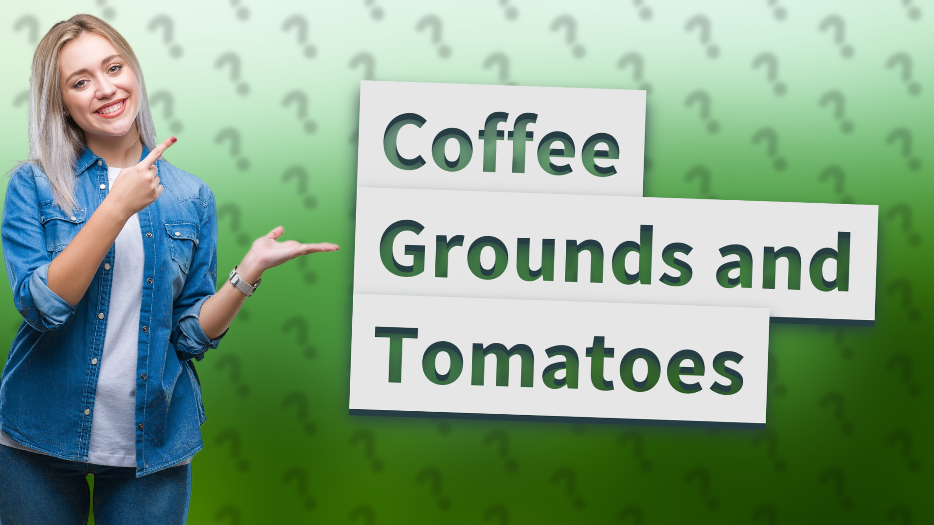 Coffee Grounds and Tomatoes