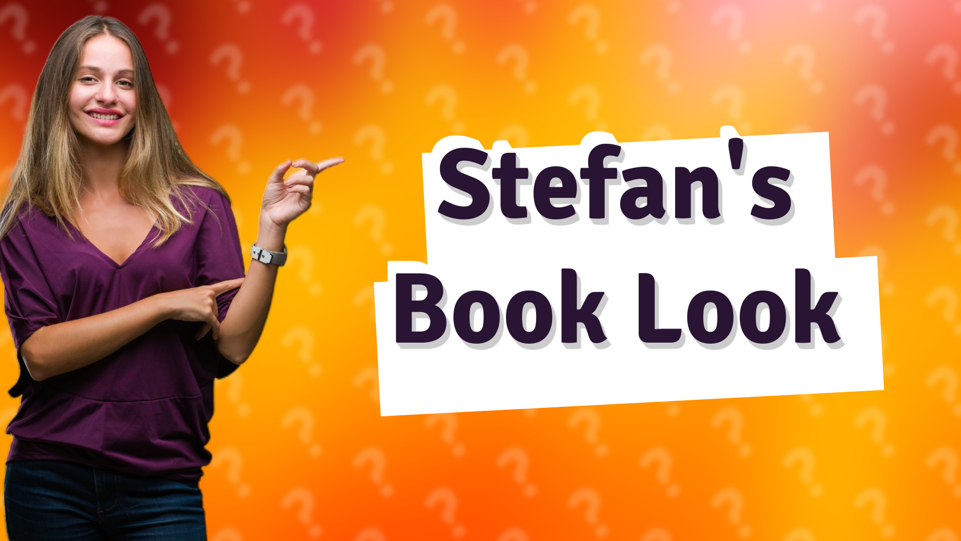Stefan's Book Look