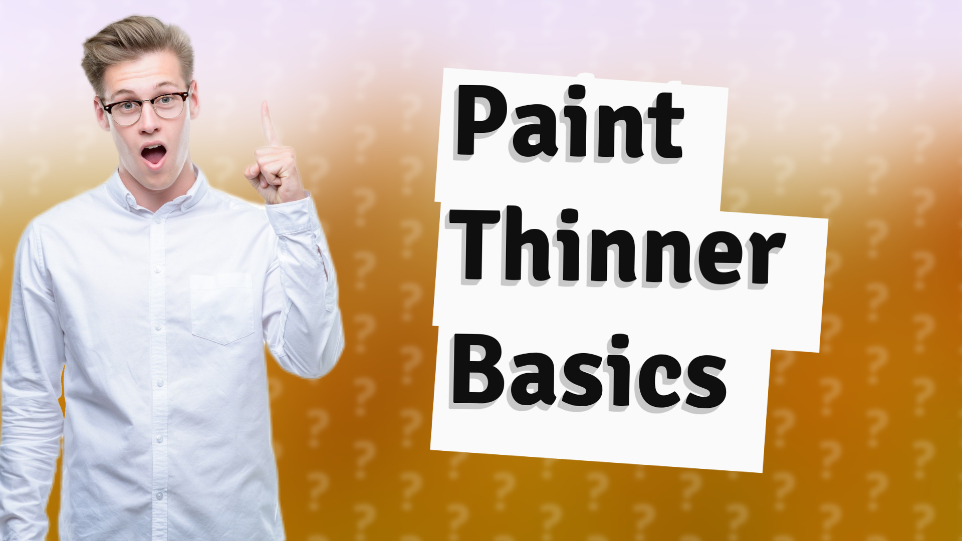 Paint Thinner Basics