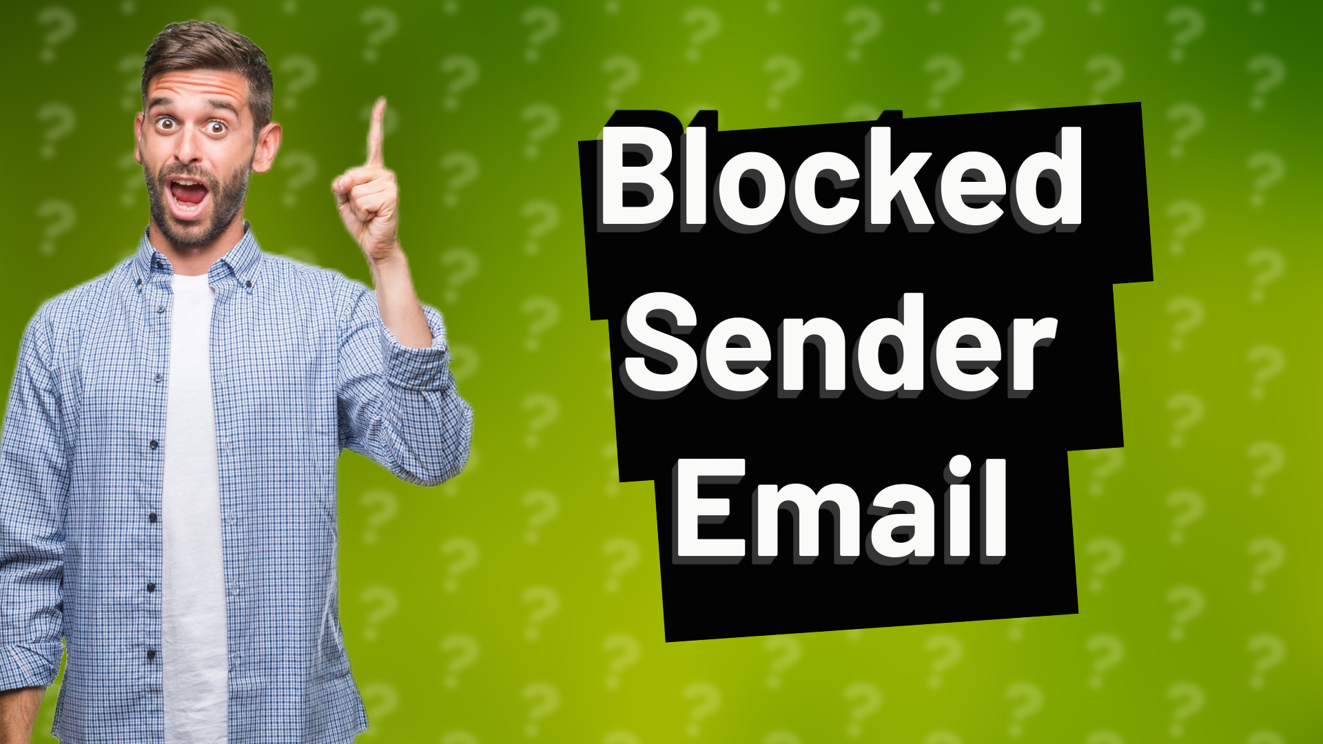 Blocked Sender Email