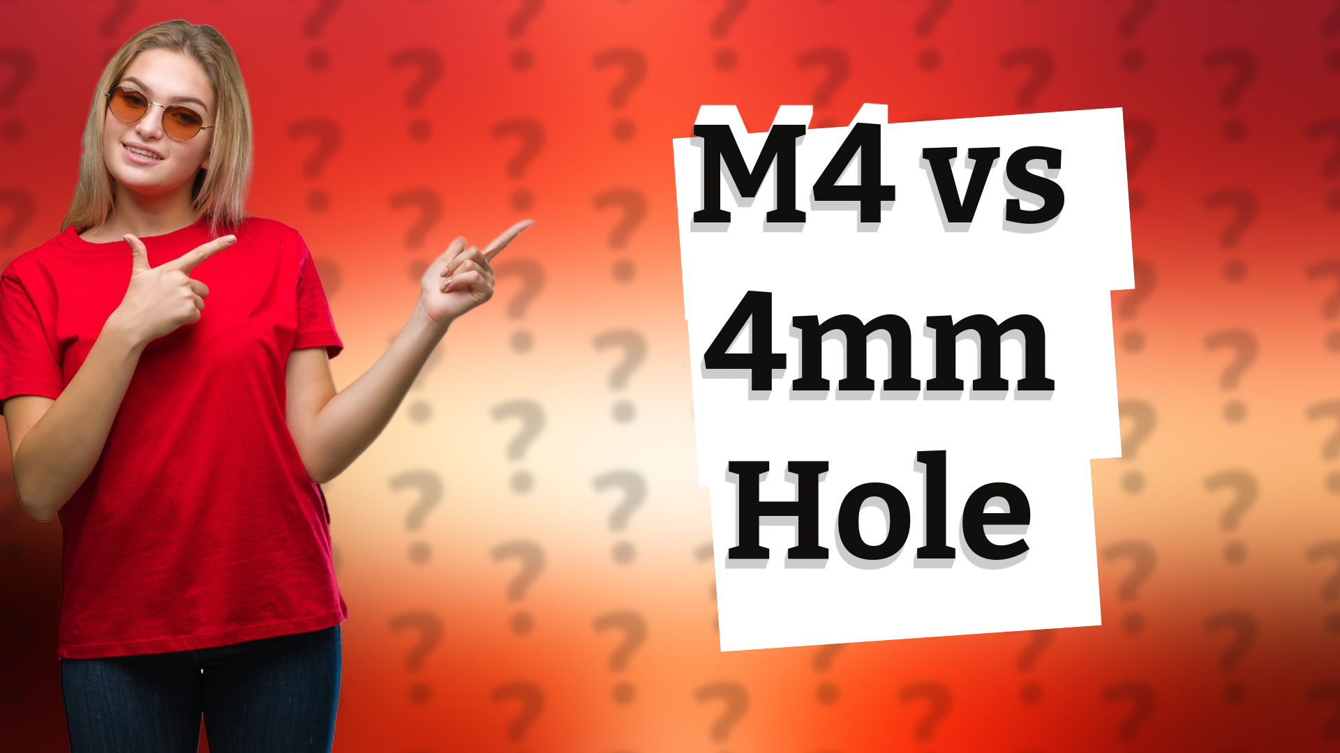 M4 vs 4mm Hole
