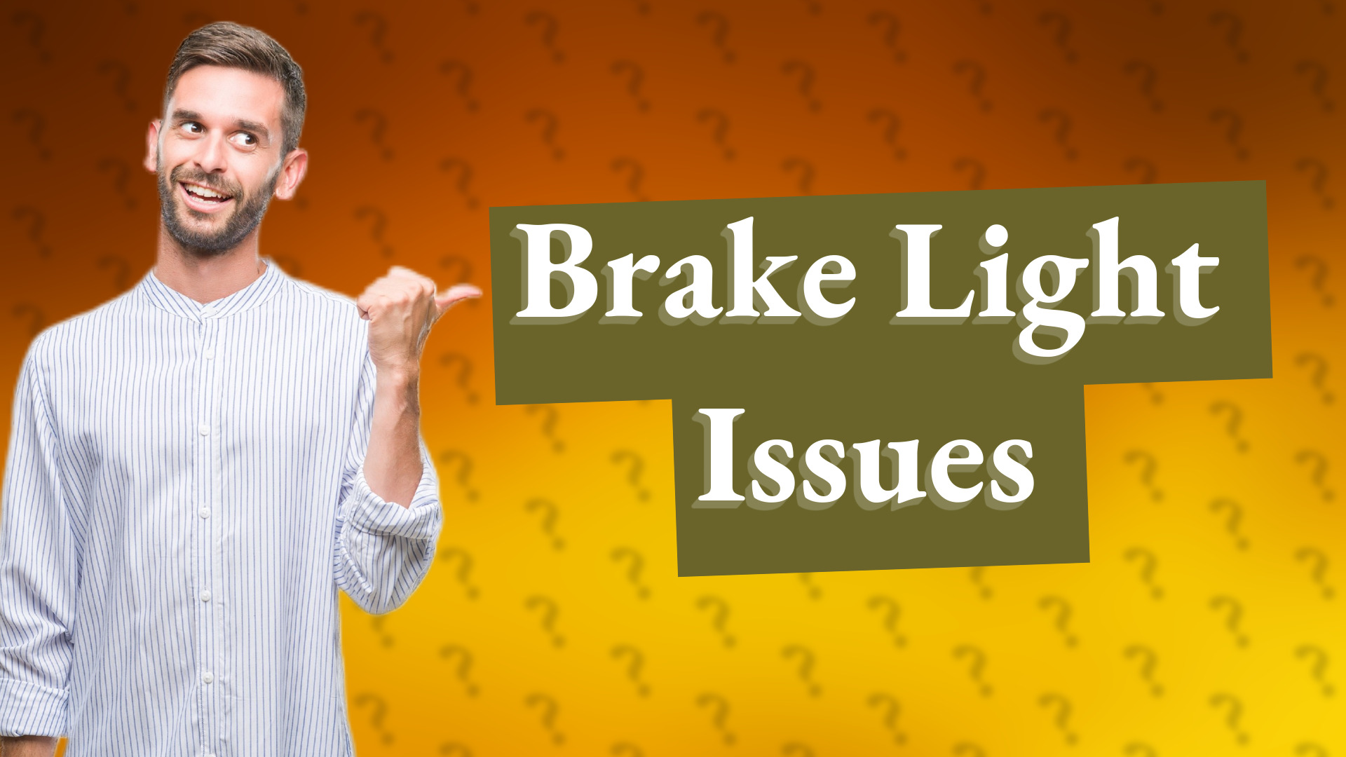 Brake Light Issues