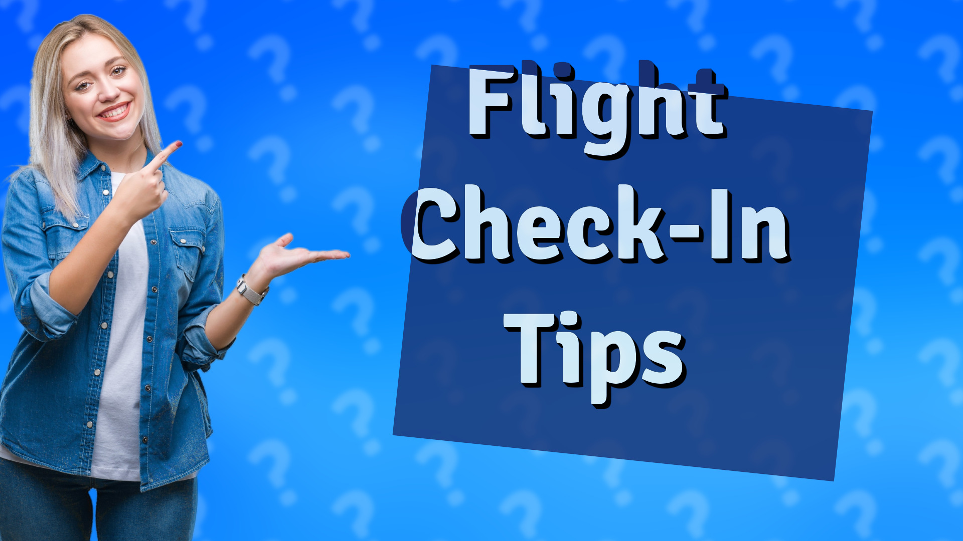 Flight Check-In Tips