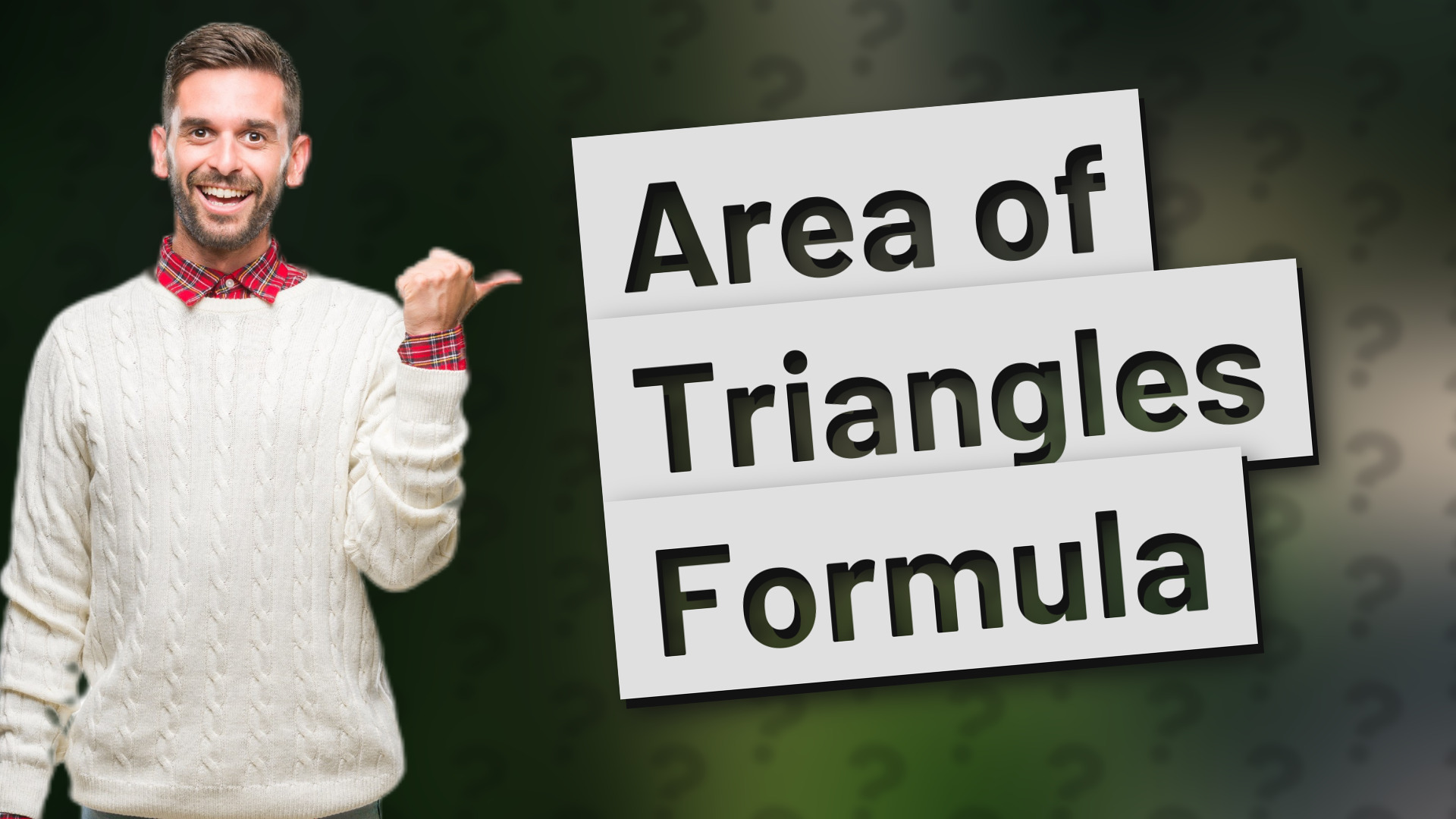 Area of Triangles Formula
