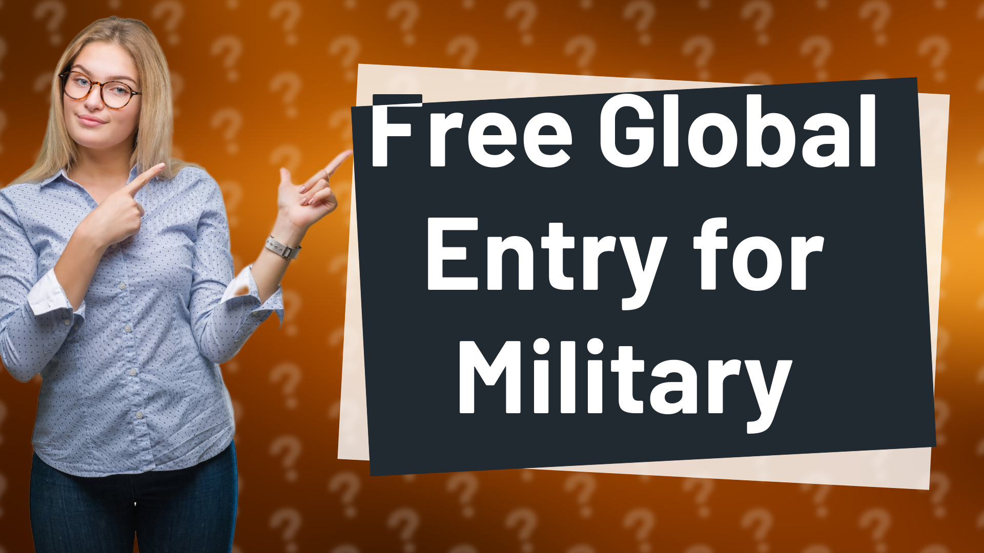 Free Global Entry for Military