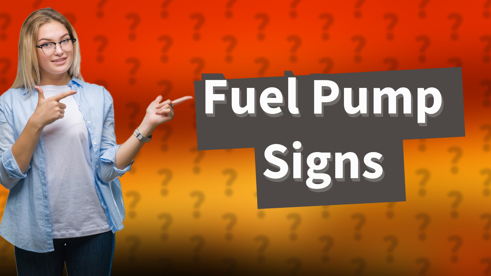 Fuel Pump Signs