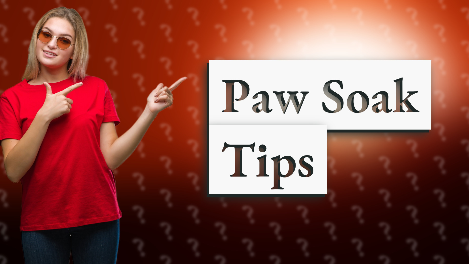 Paw Soak Tips