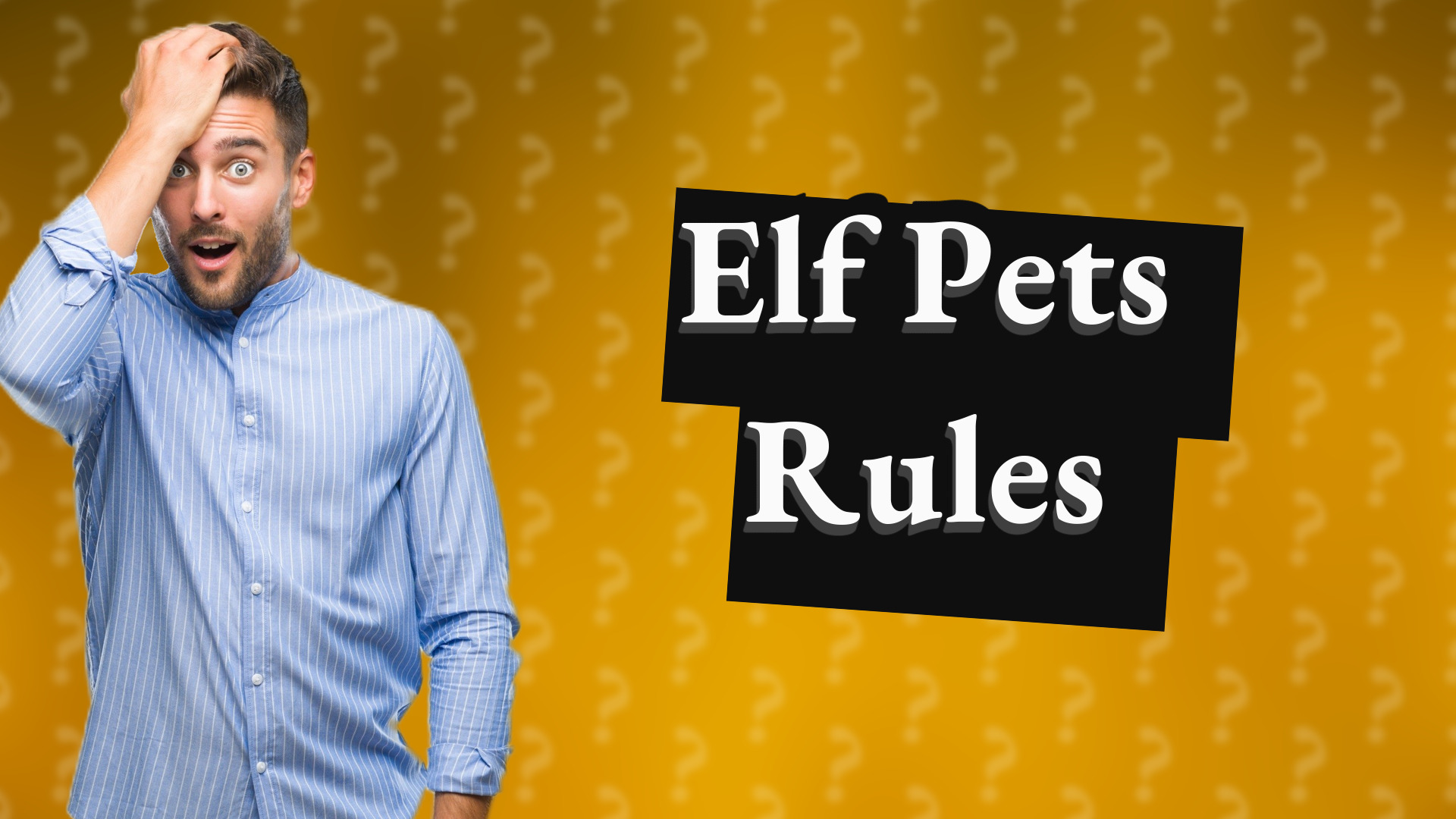 Elf Pets Rules