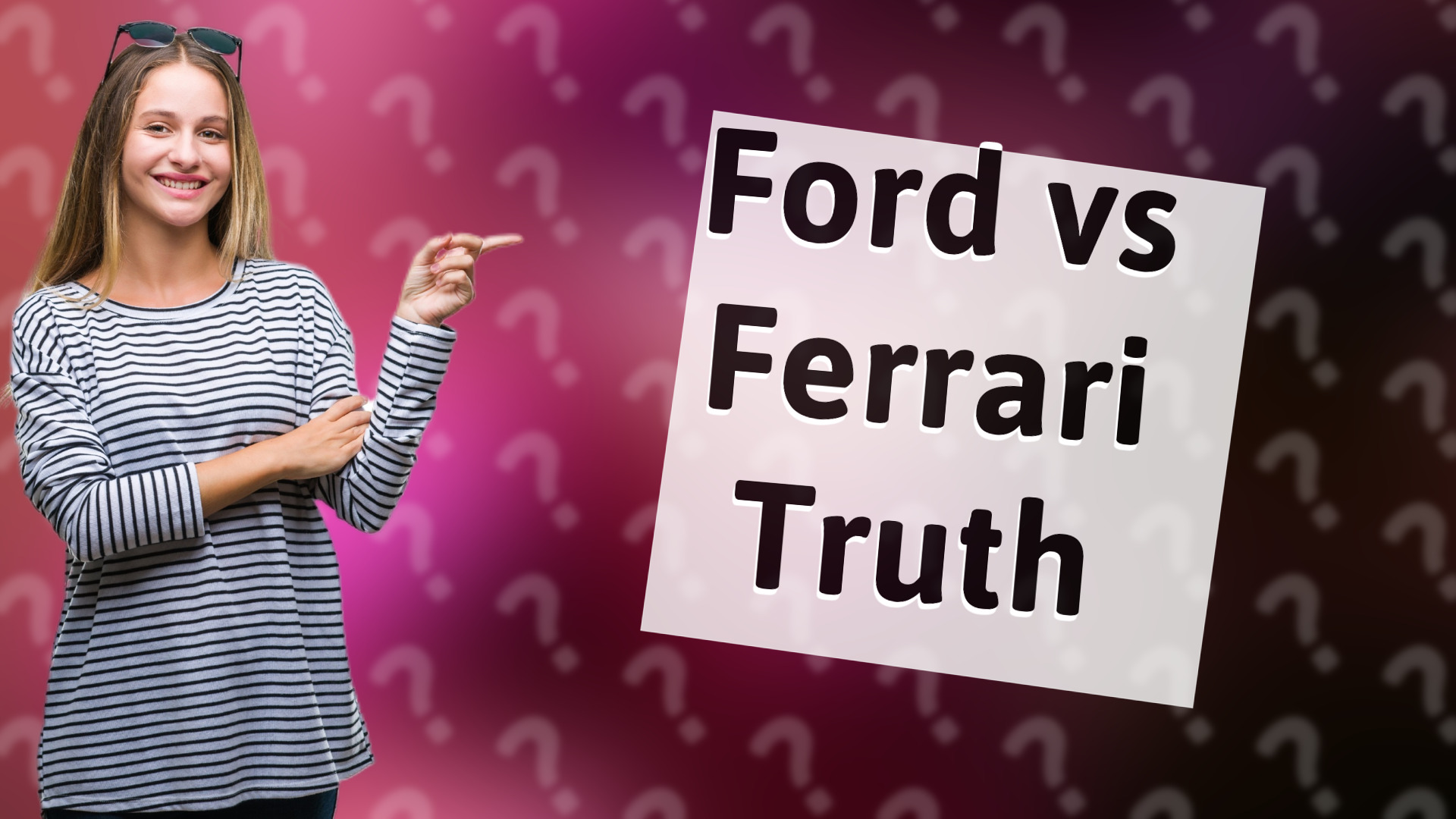 Ford vs Ferrari Truth