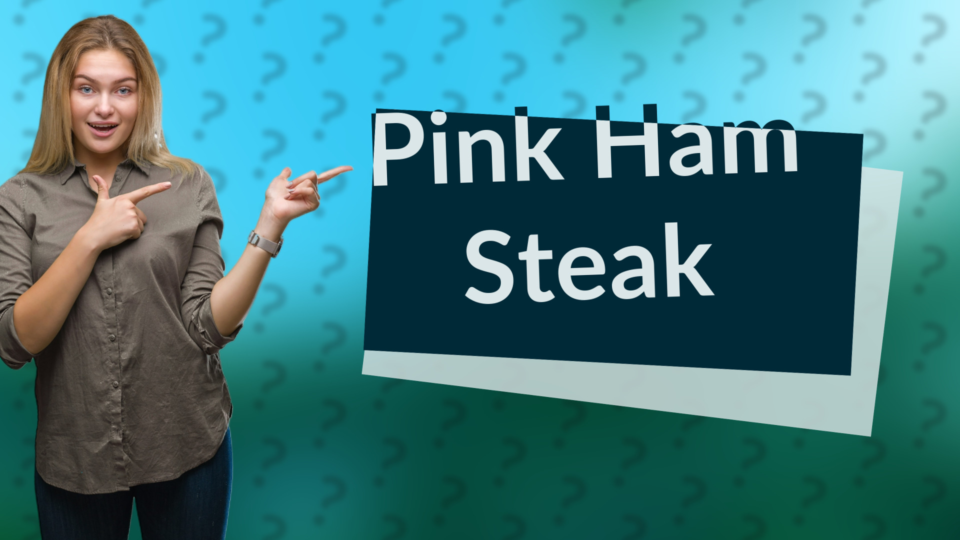 Pink Ham Steak
