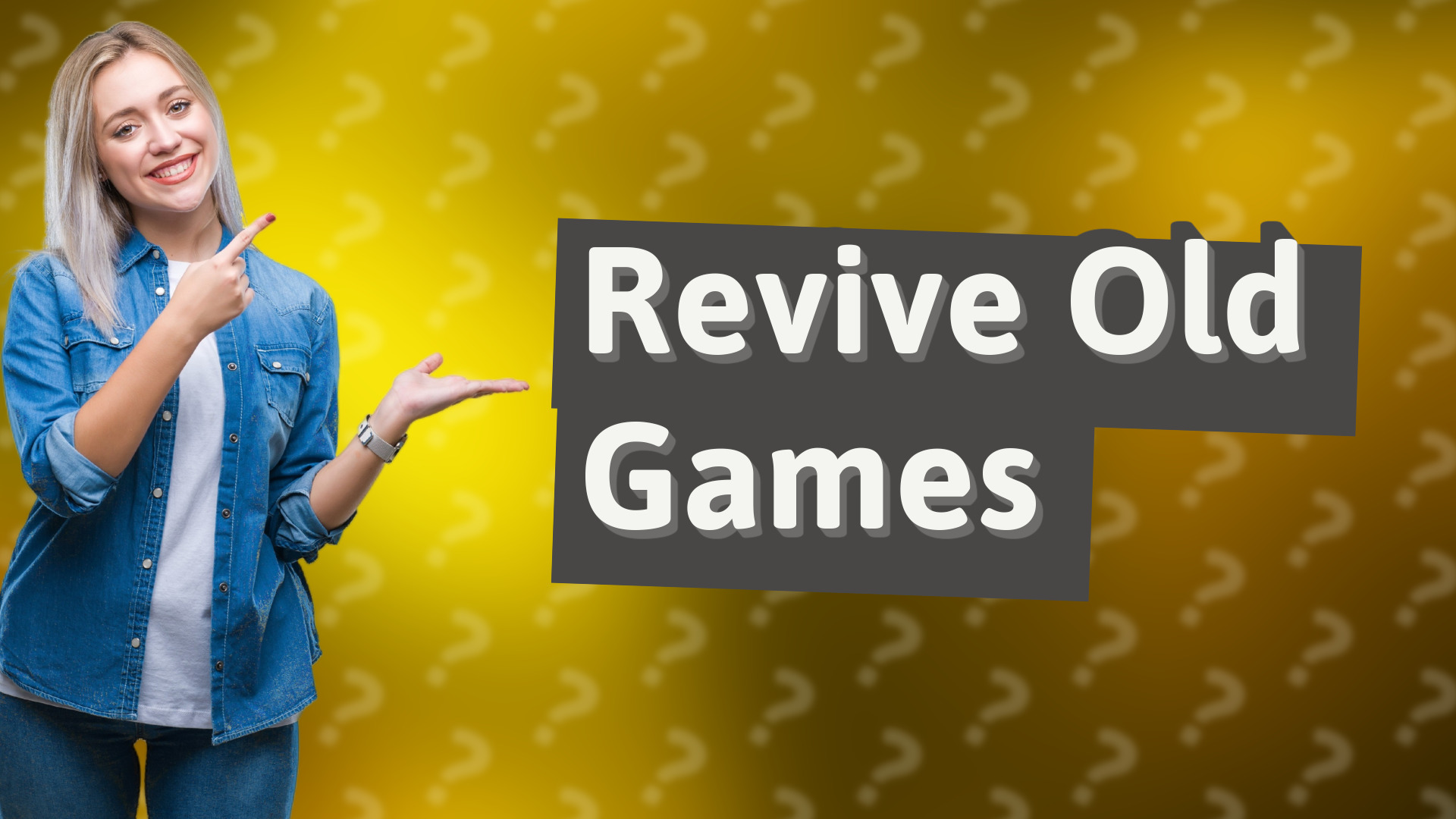 Revive Old Games