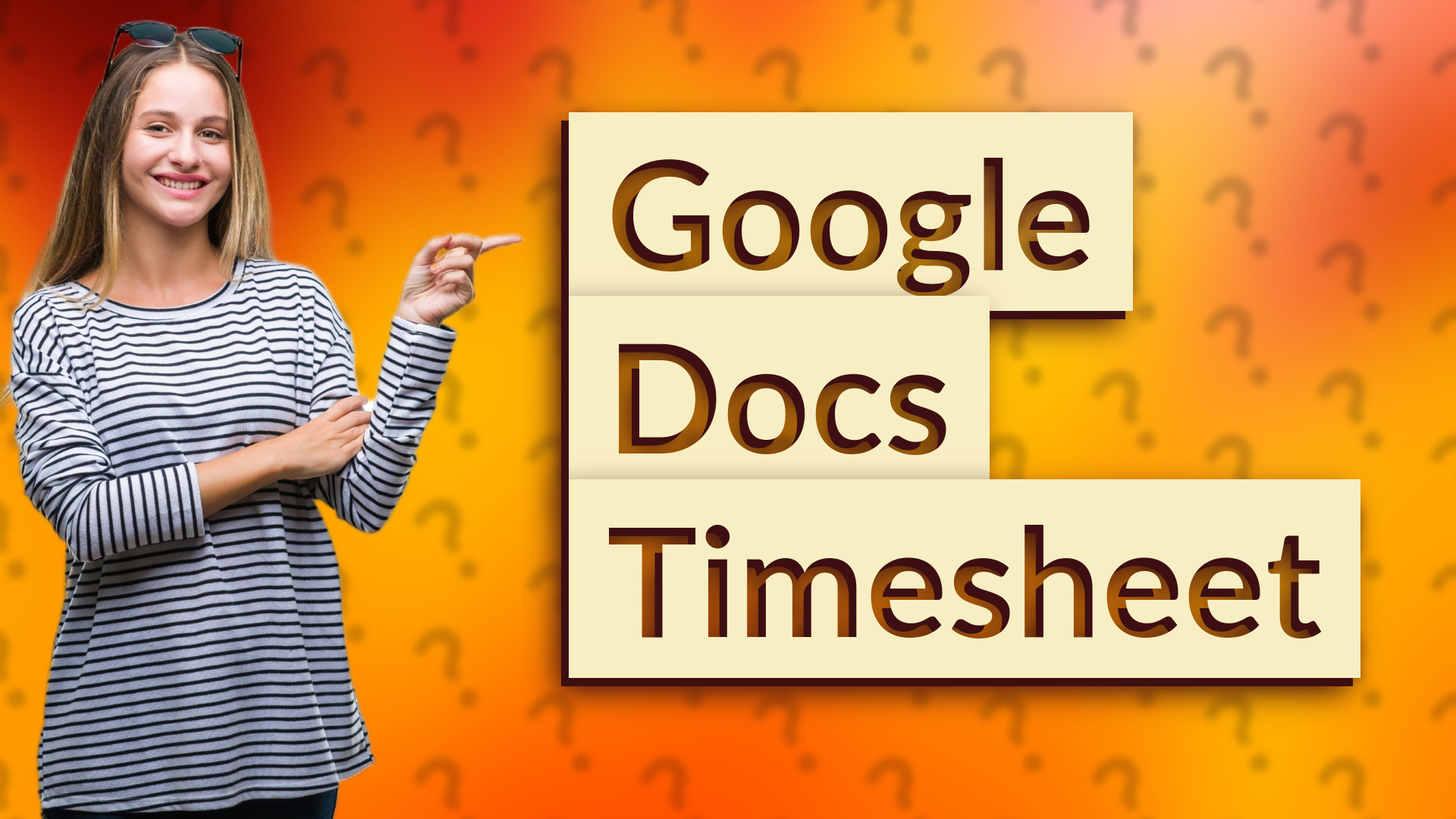 Google Docs Timesheet