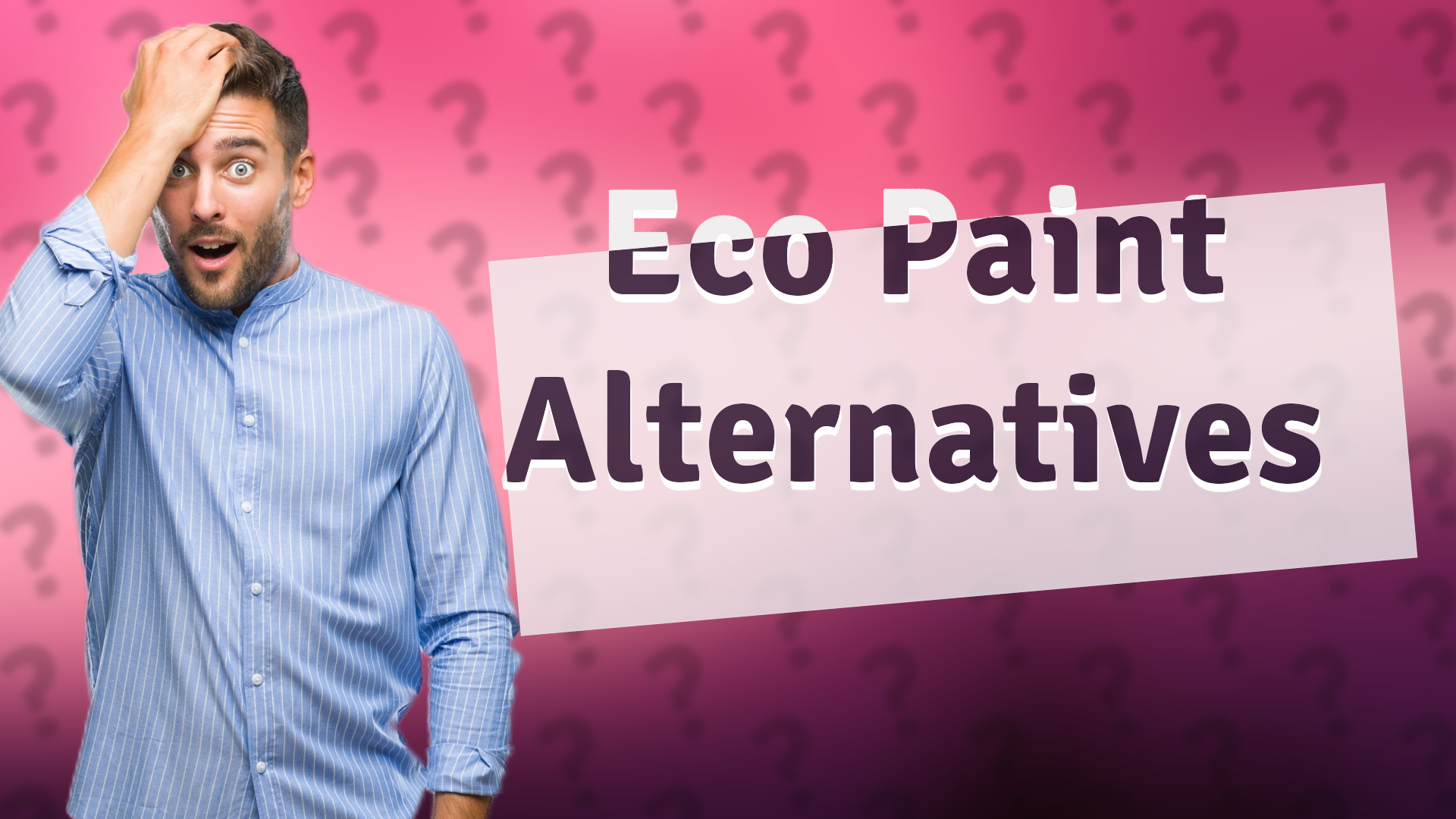 Eco Paint Alternatives