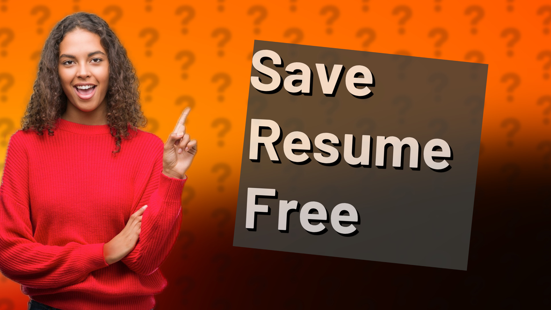 Save Resume Free