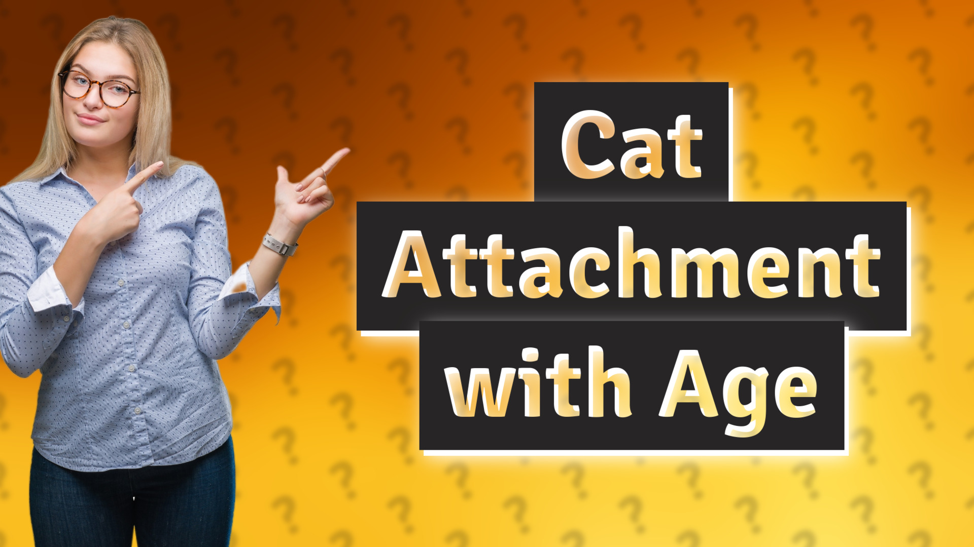 Cat Attachment with Age