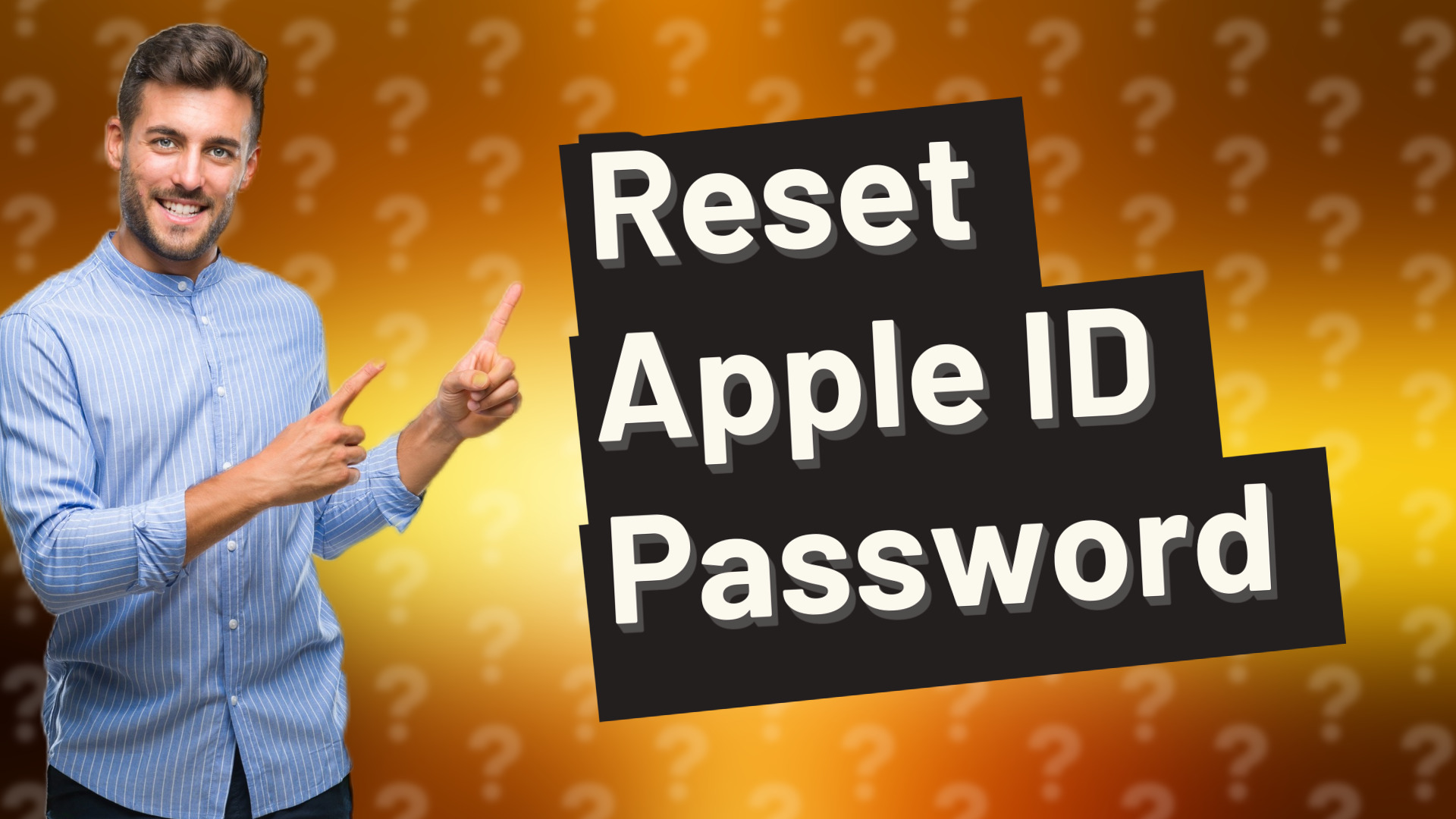 Reset Apple ID Password