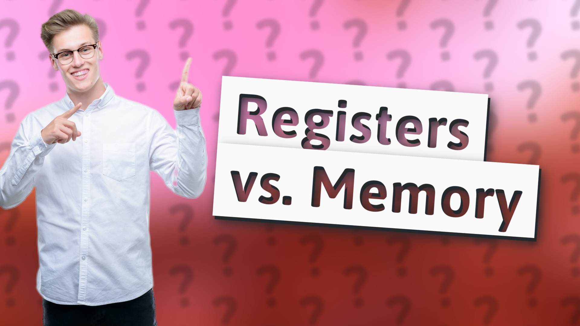 Registers vs. Memory