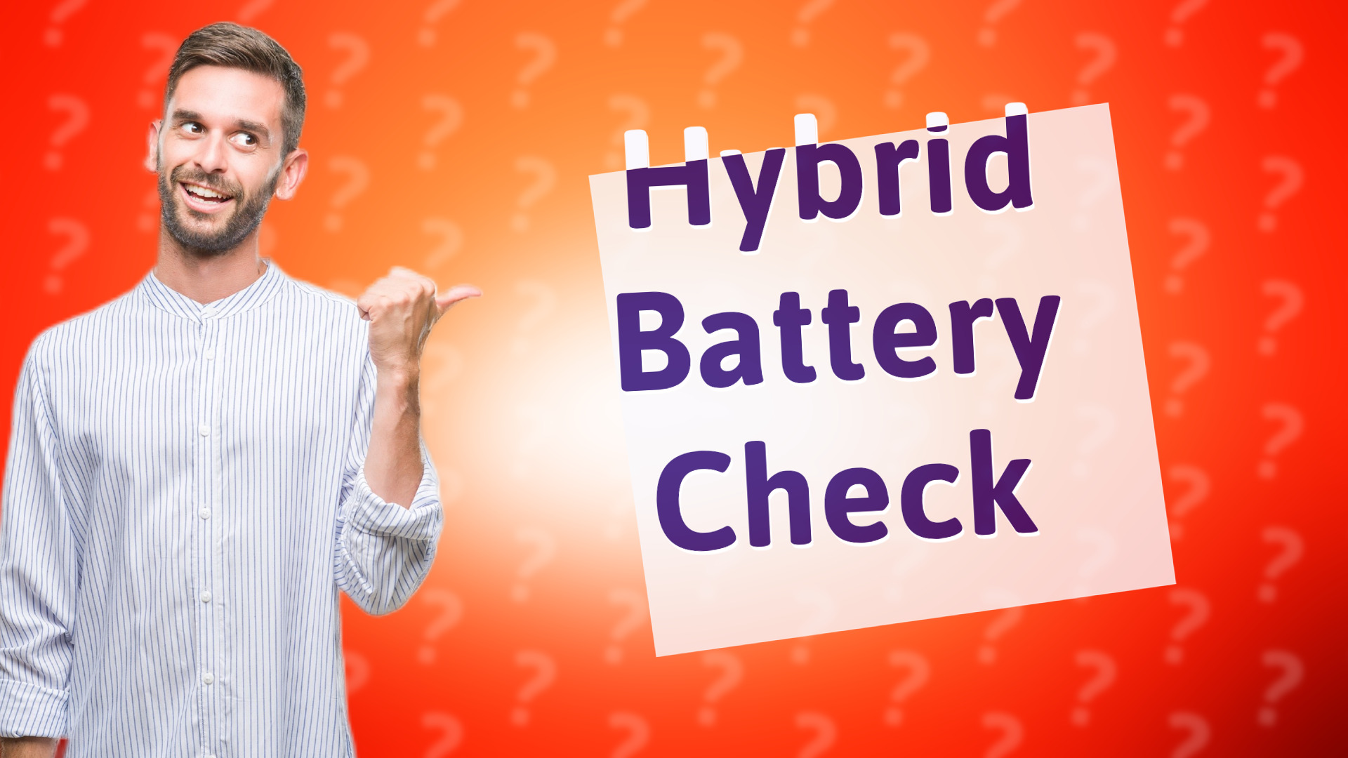 Hybrid Battery Check