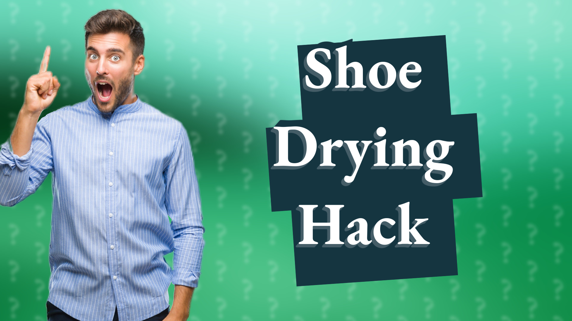 Shoe Drying Hack