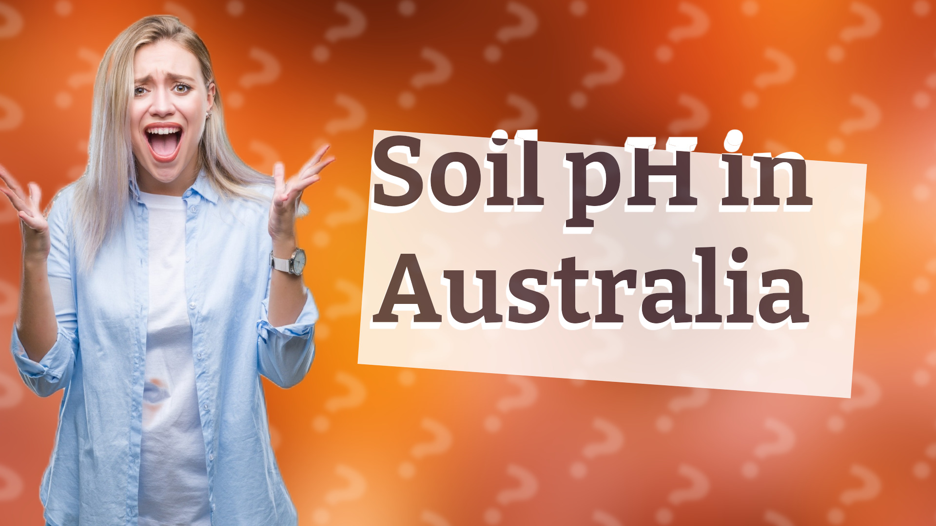 Soil pH in Australia