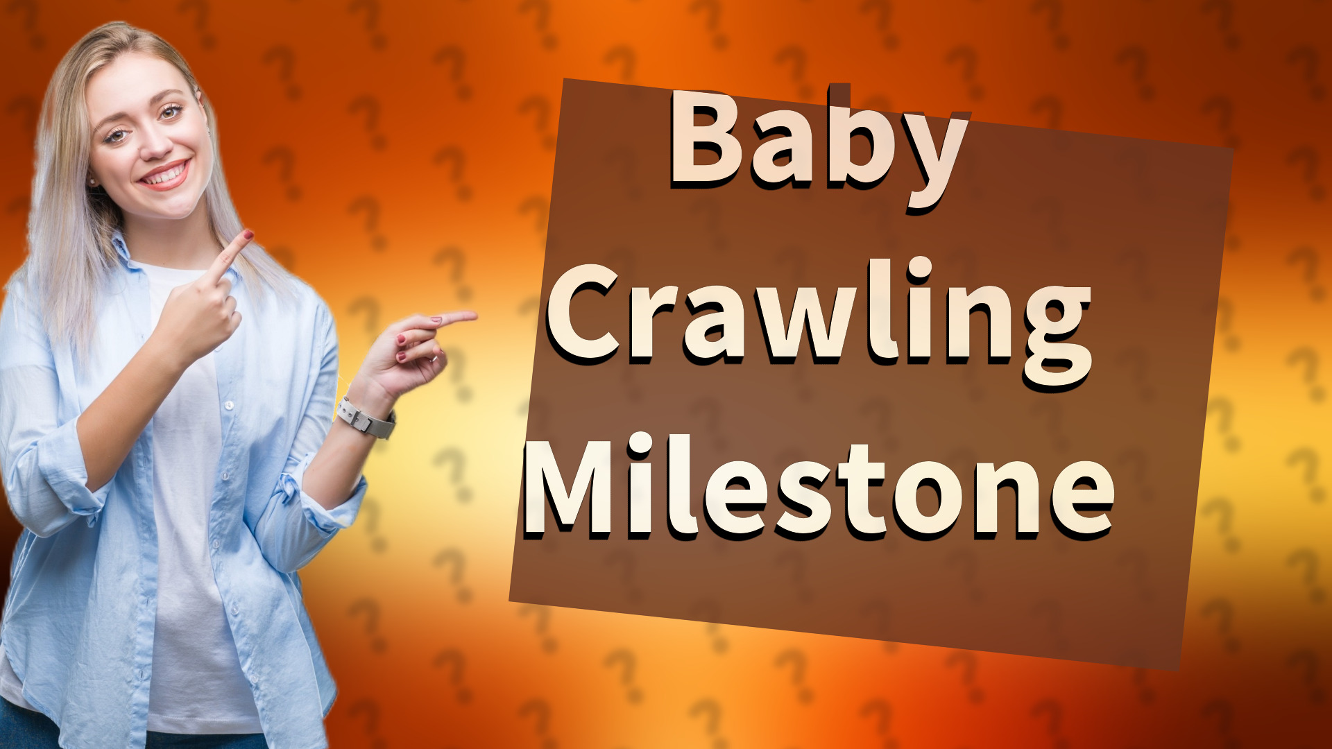 Baby Crawling Milestone