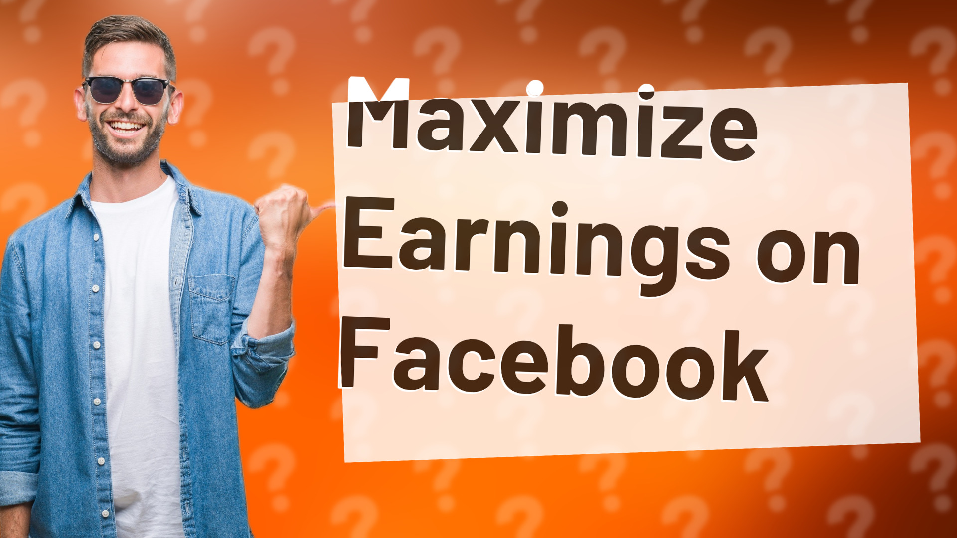 Maximize Earnings on Facebook