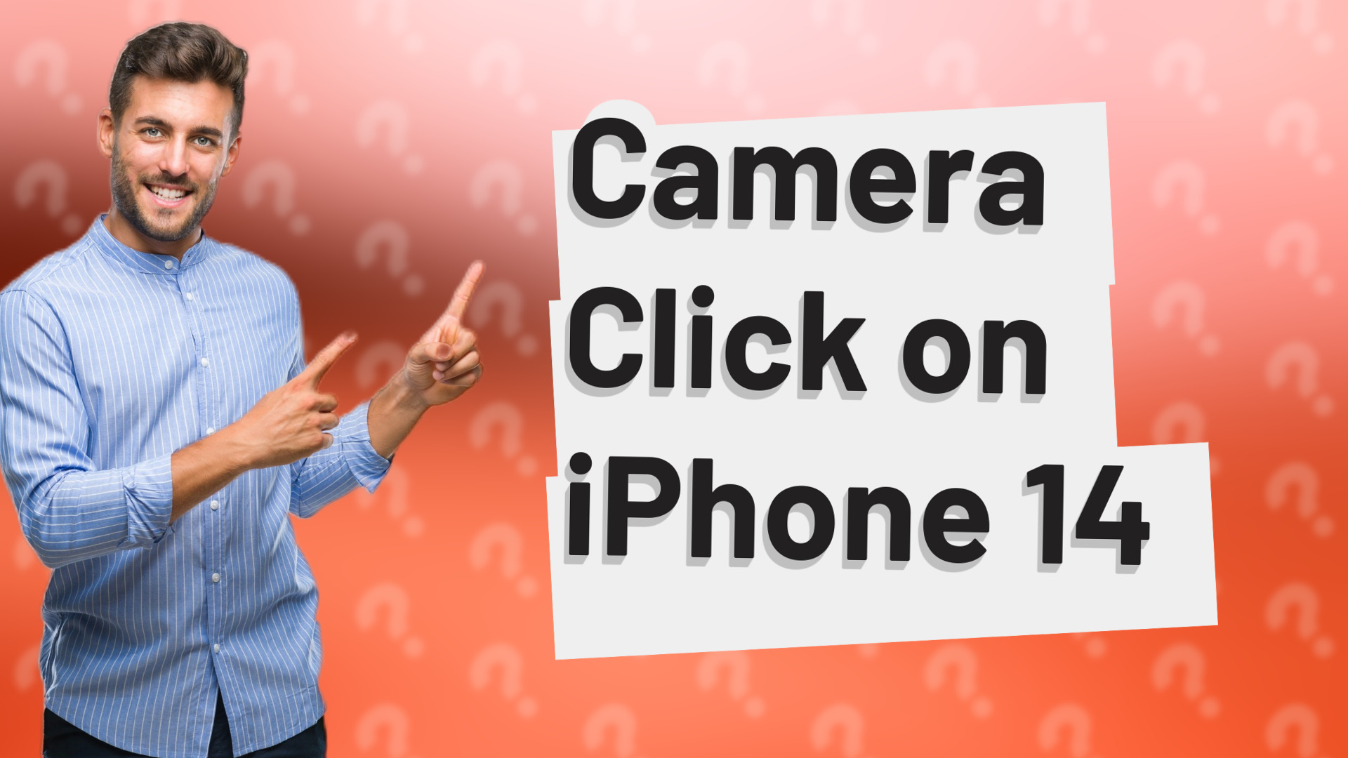 Camera Click on iPhone 14