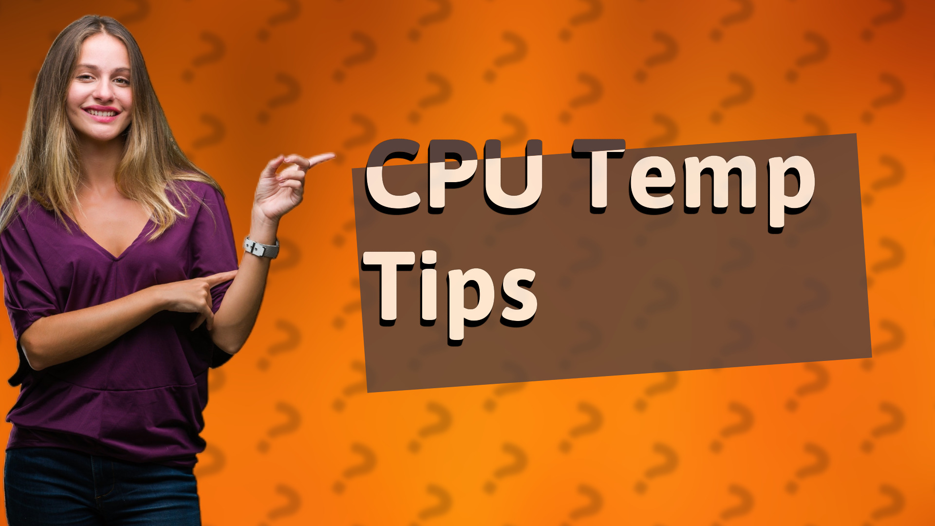 CPU Temp Tips