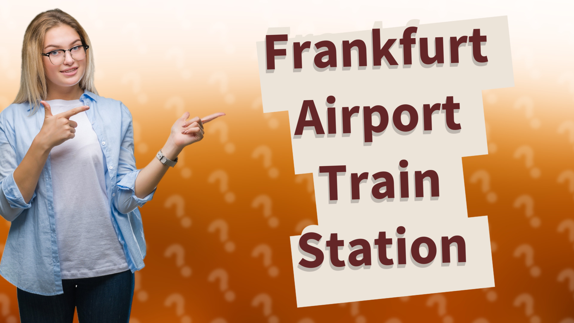 Frankfurt Airport Train Station