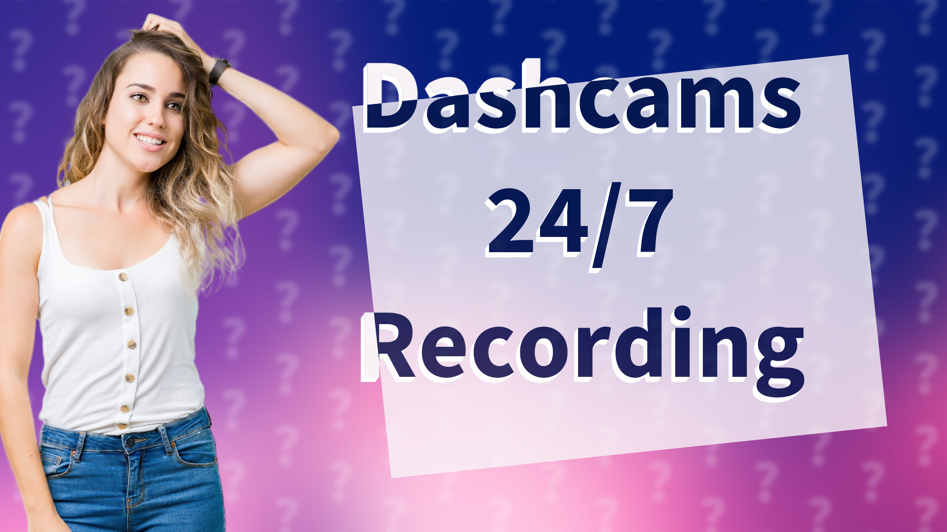 Dashcams 24/7 Recording