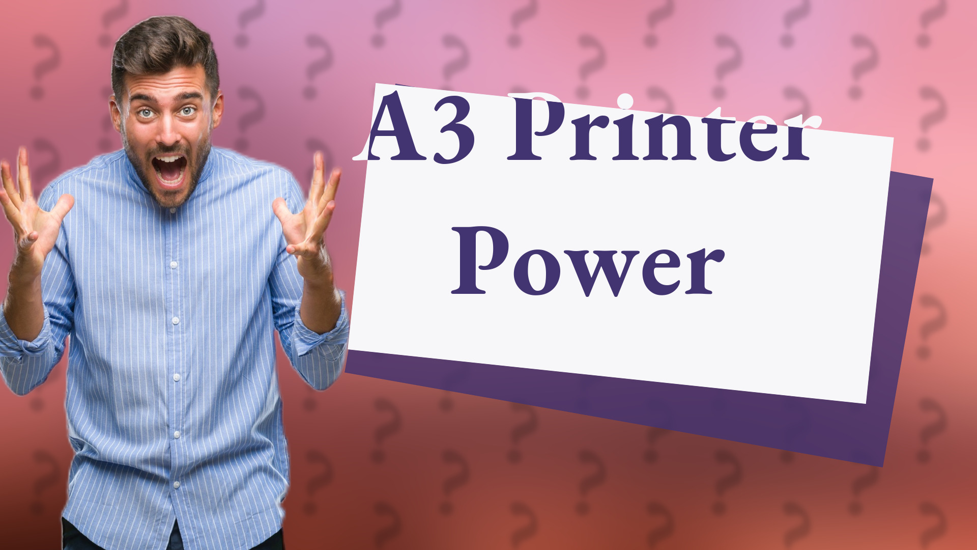 A3 Printer Power