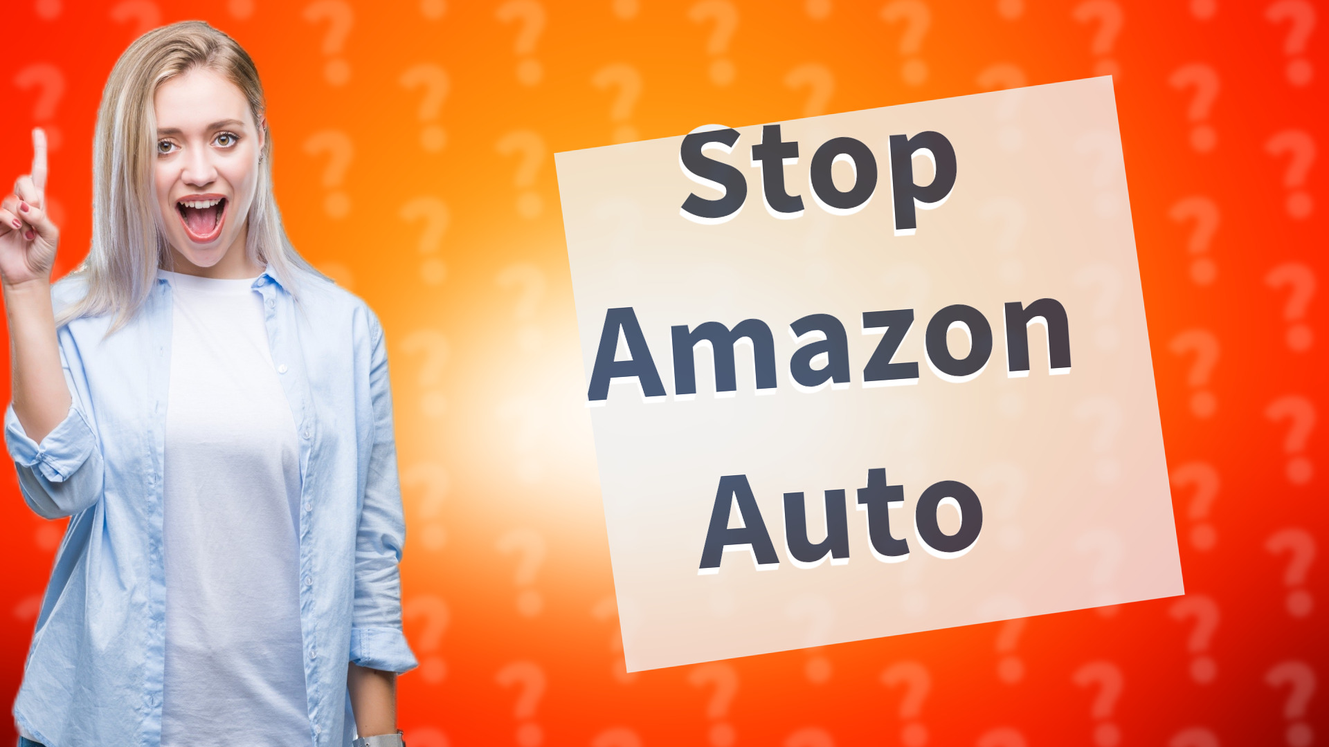 Stop Amazon Auto