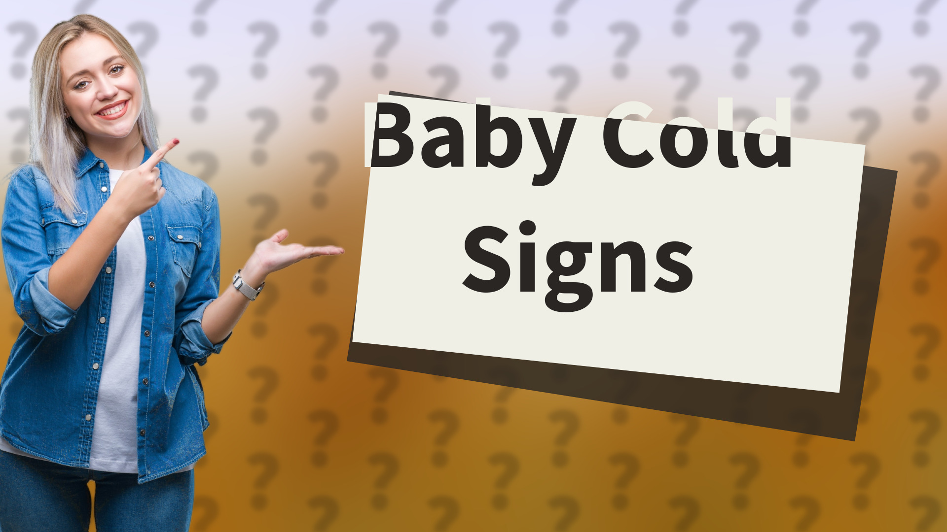Baby Cold Signs