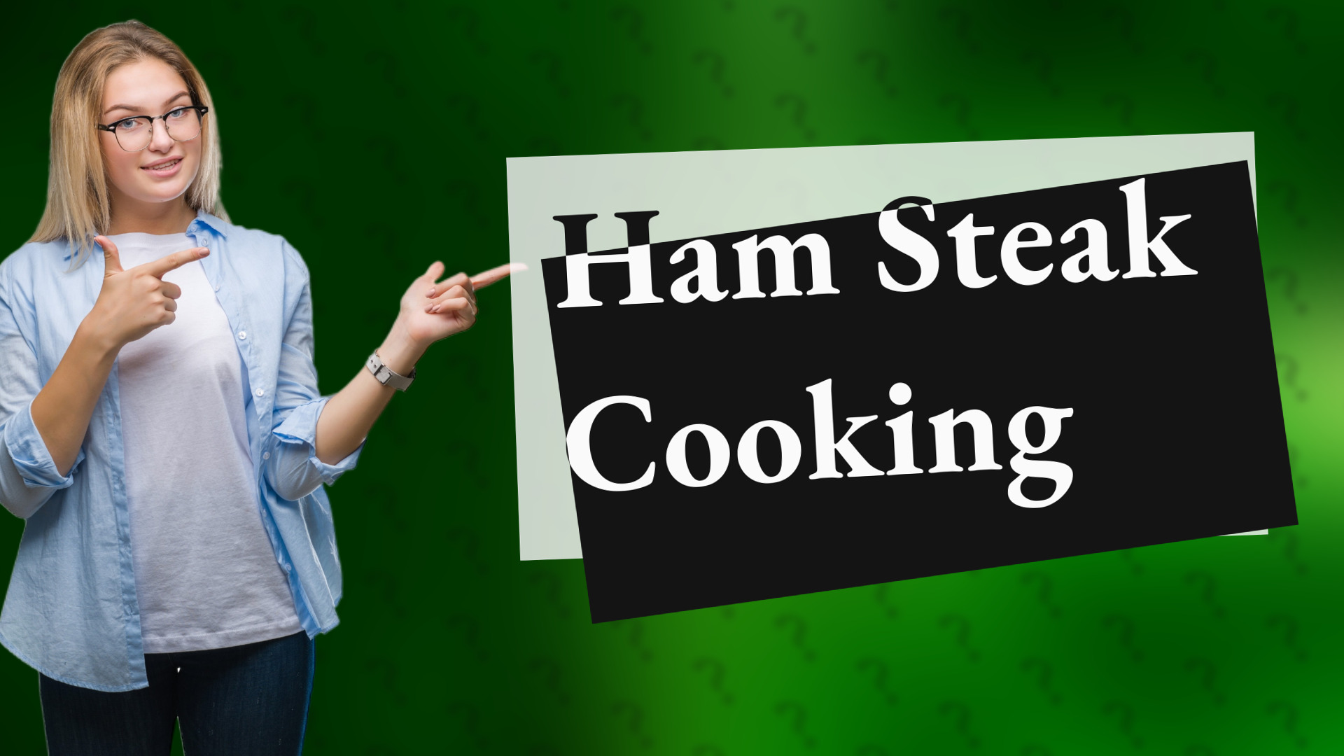 Ham Steak Cooking