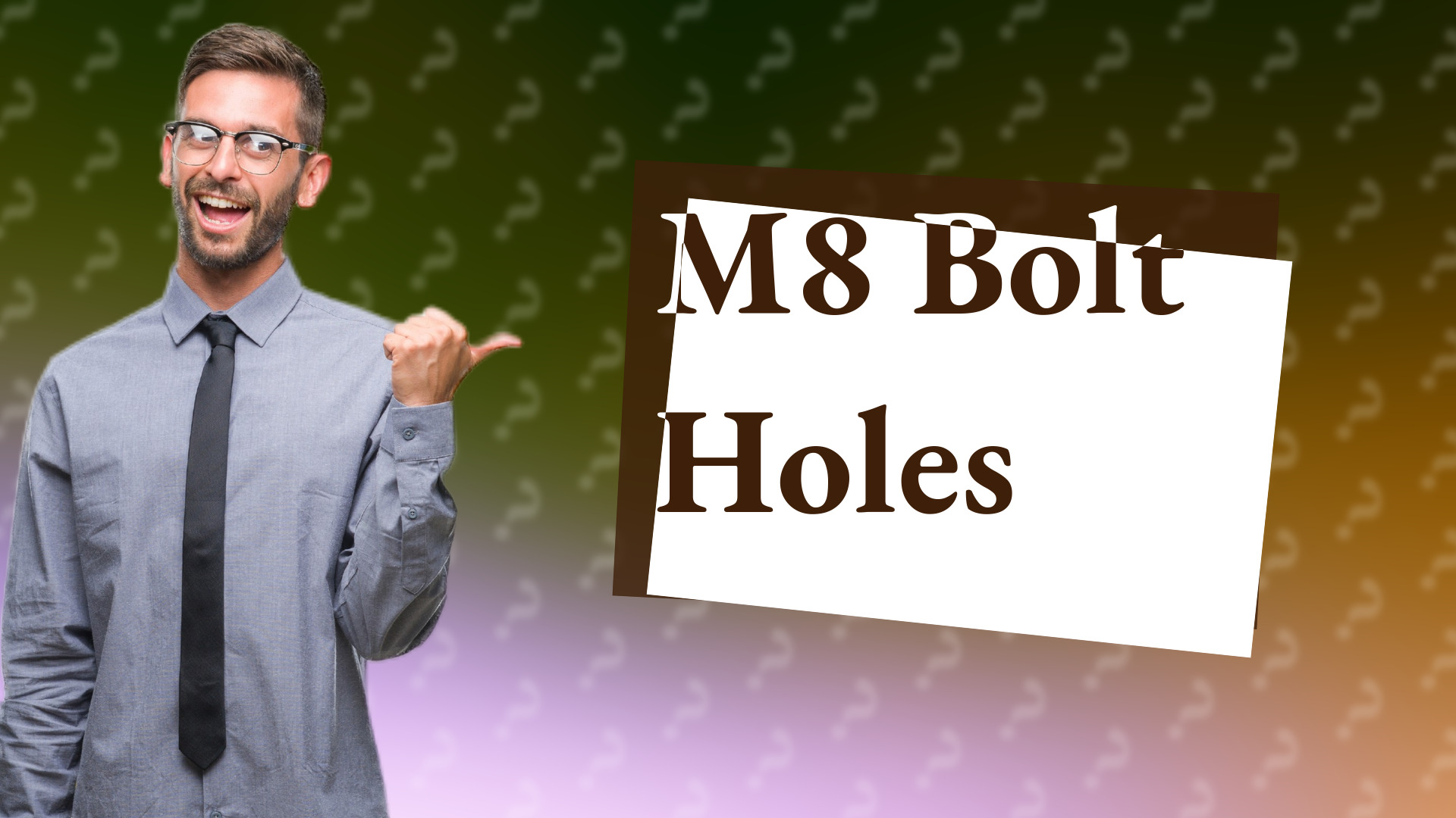 M8 Bolt Holes