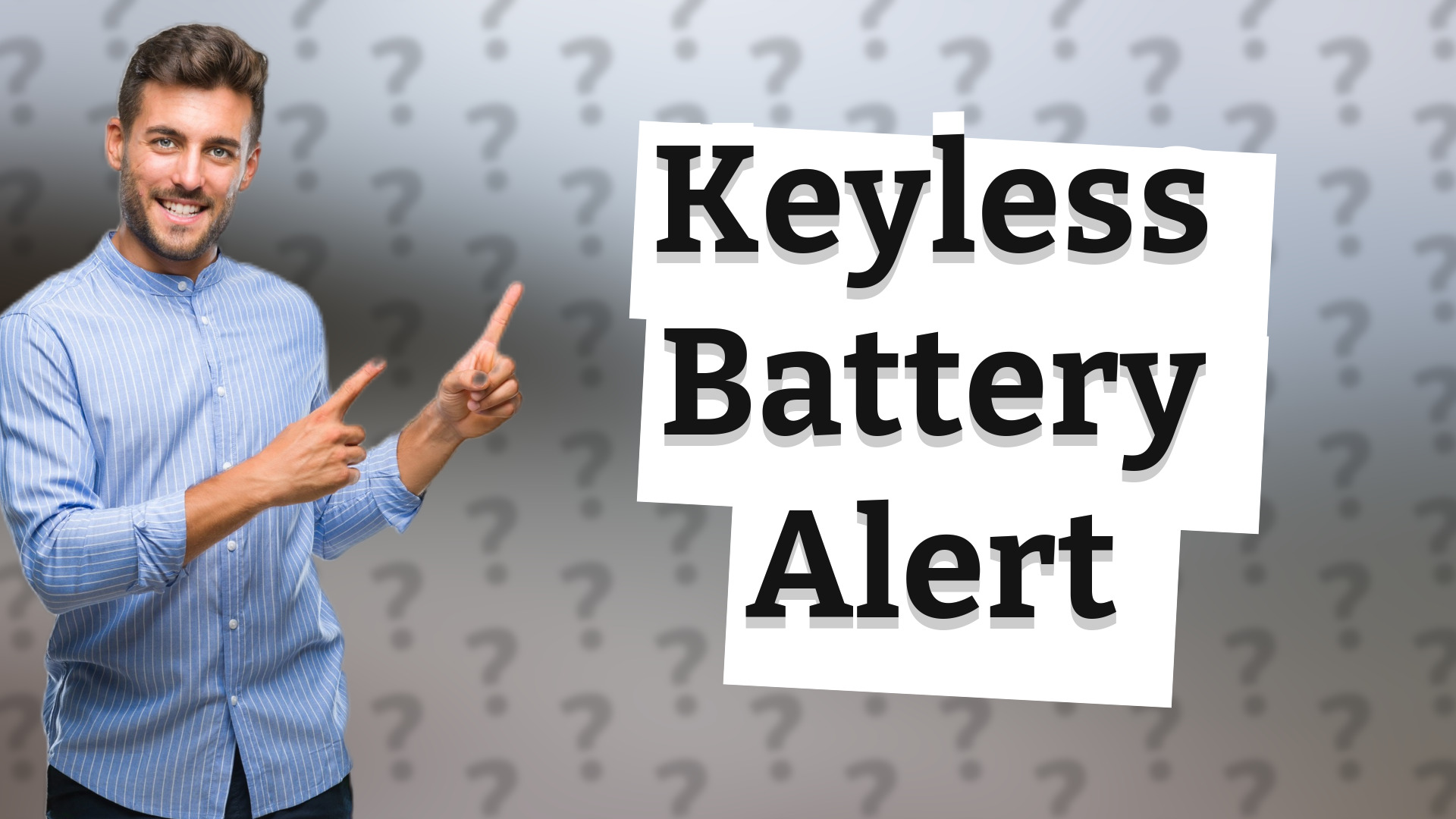 Keyless Battery Alert