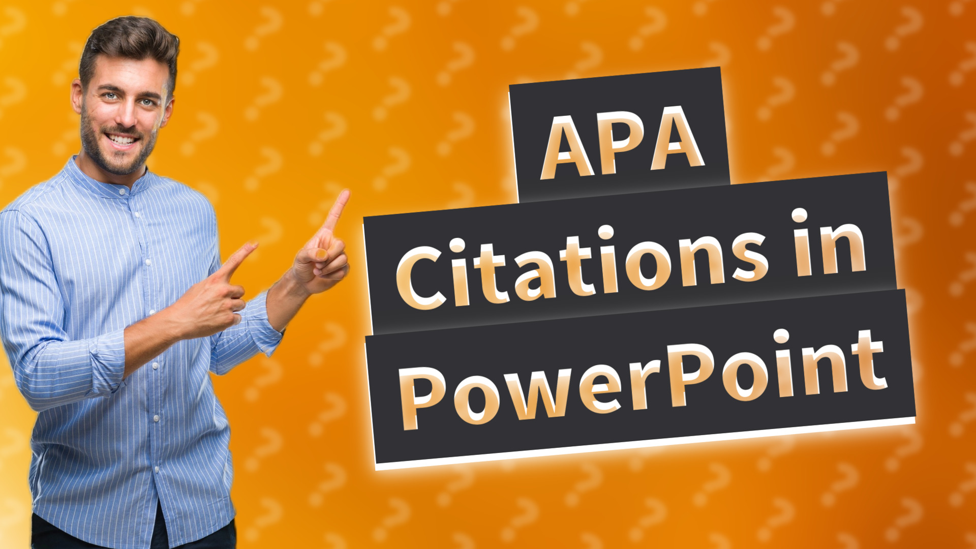 APA Citations in PowerPoint