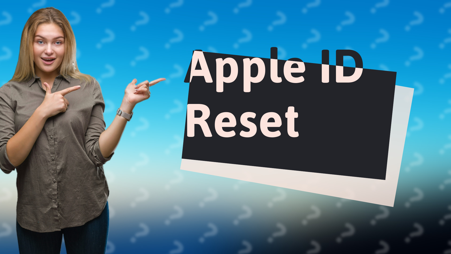 Apple ID Reset