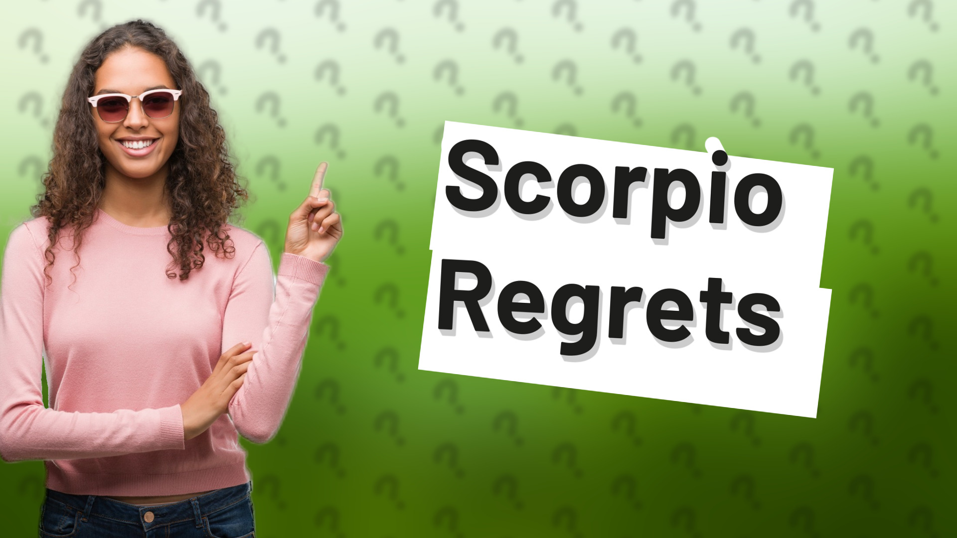 Scorpio Regrets