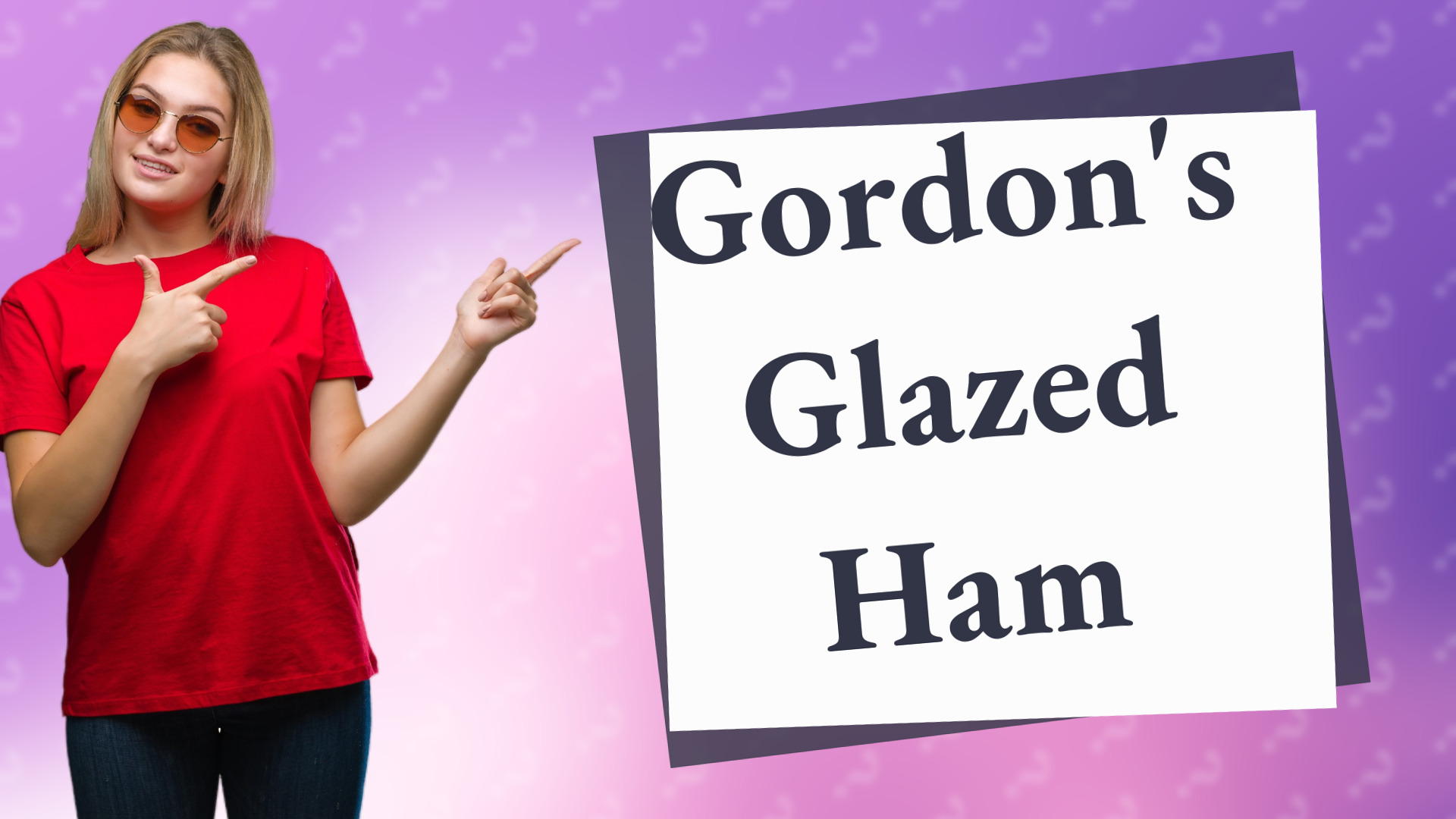 Gordon's Glazed Ham