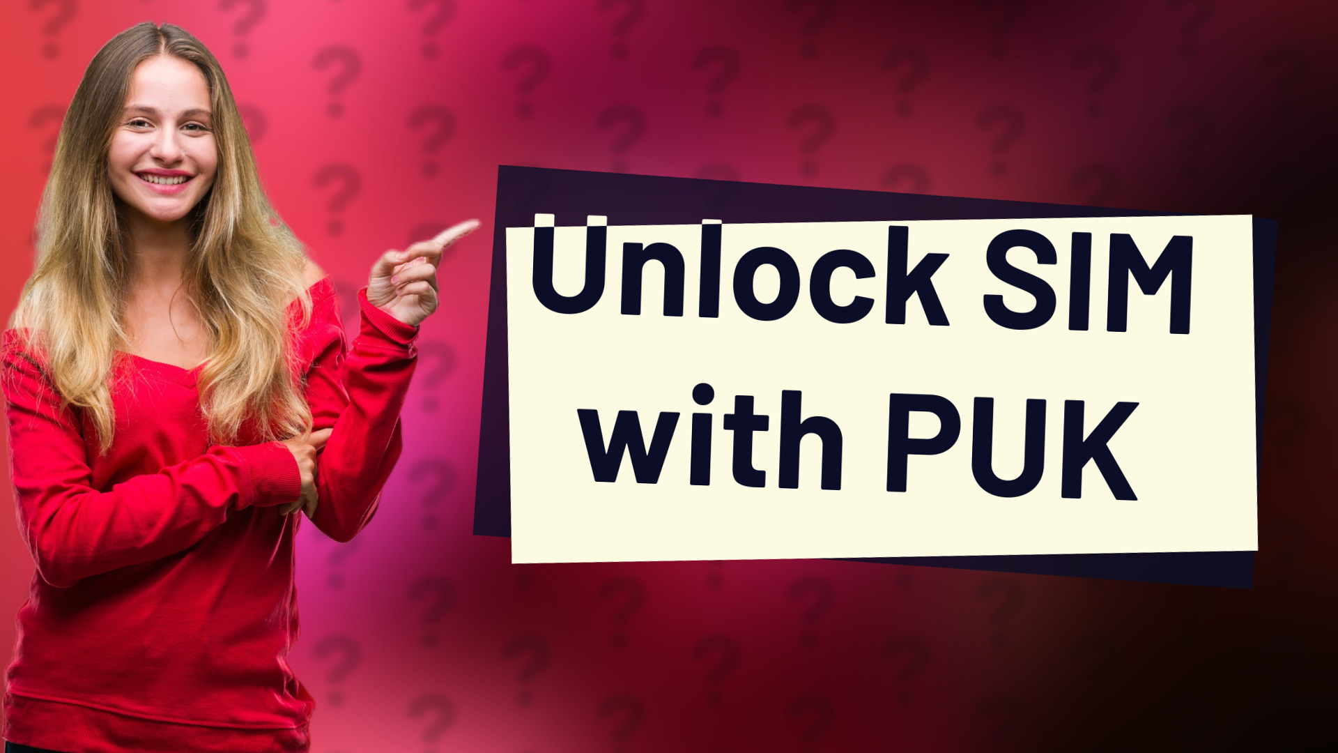 Unlock SIM with PUK