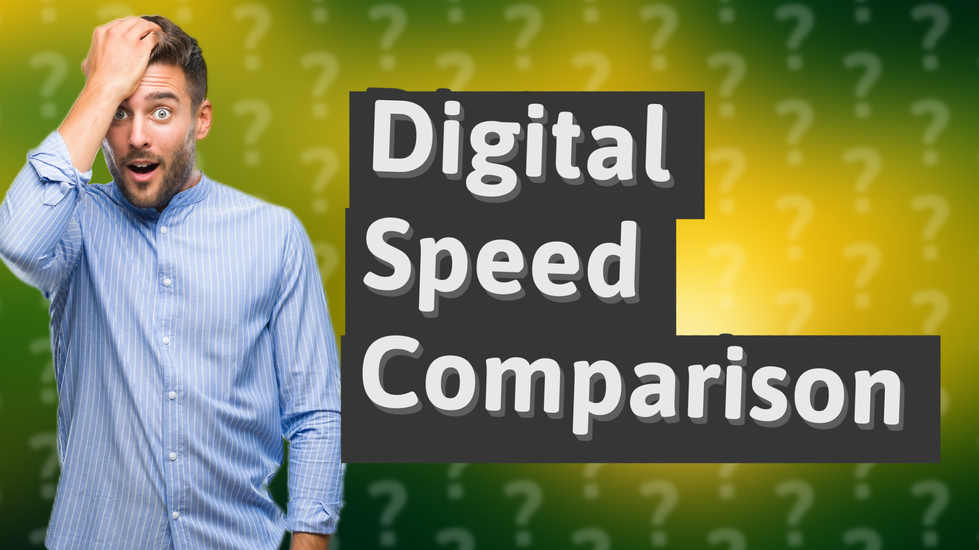 Digital Speed Comparison