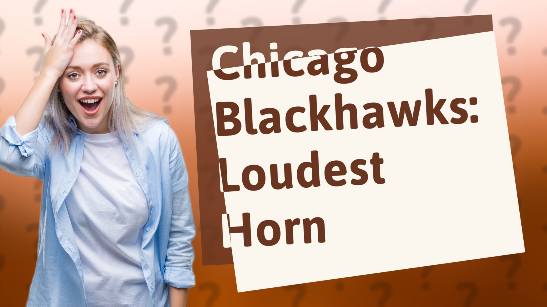 Chicago Blackhawks: Loudest Horn