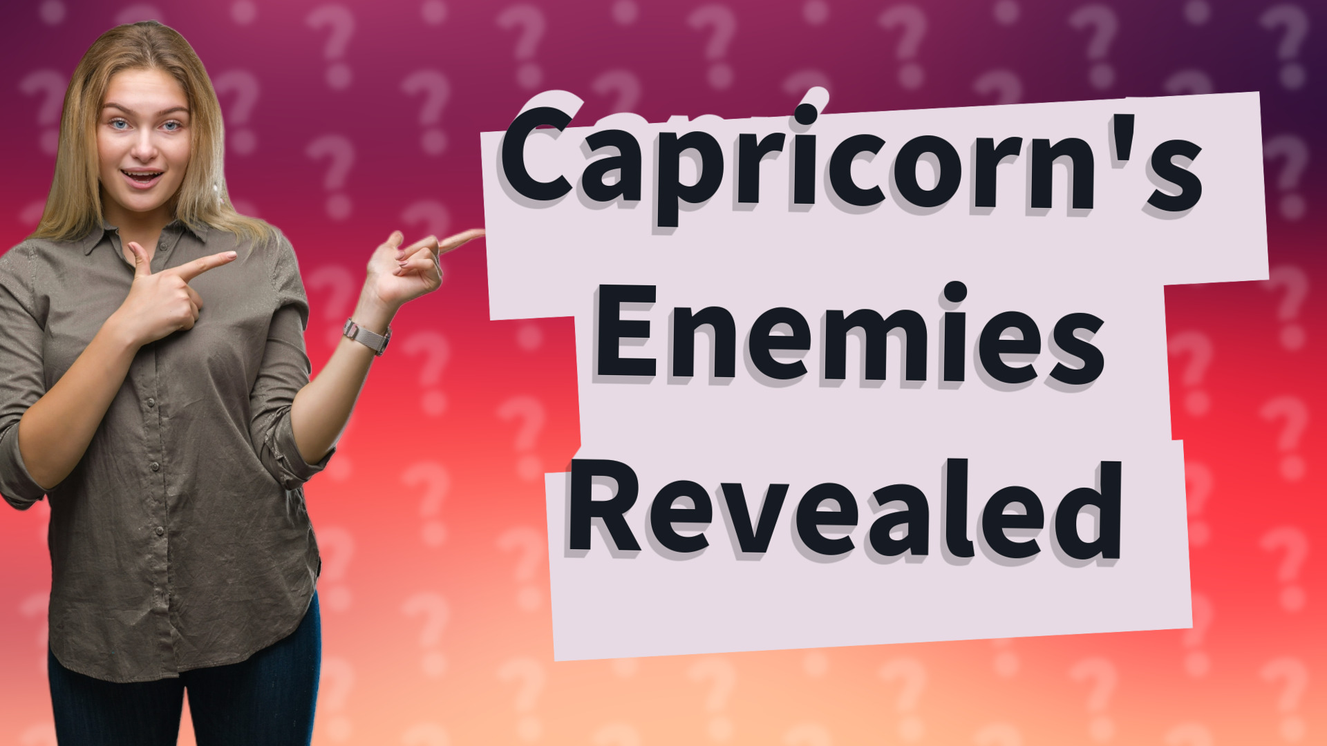 Capricorn's Enemies Revealed