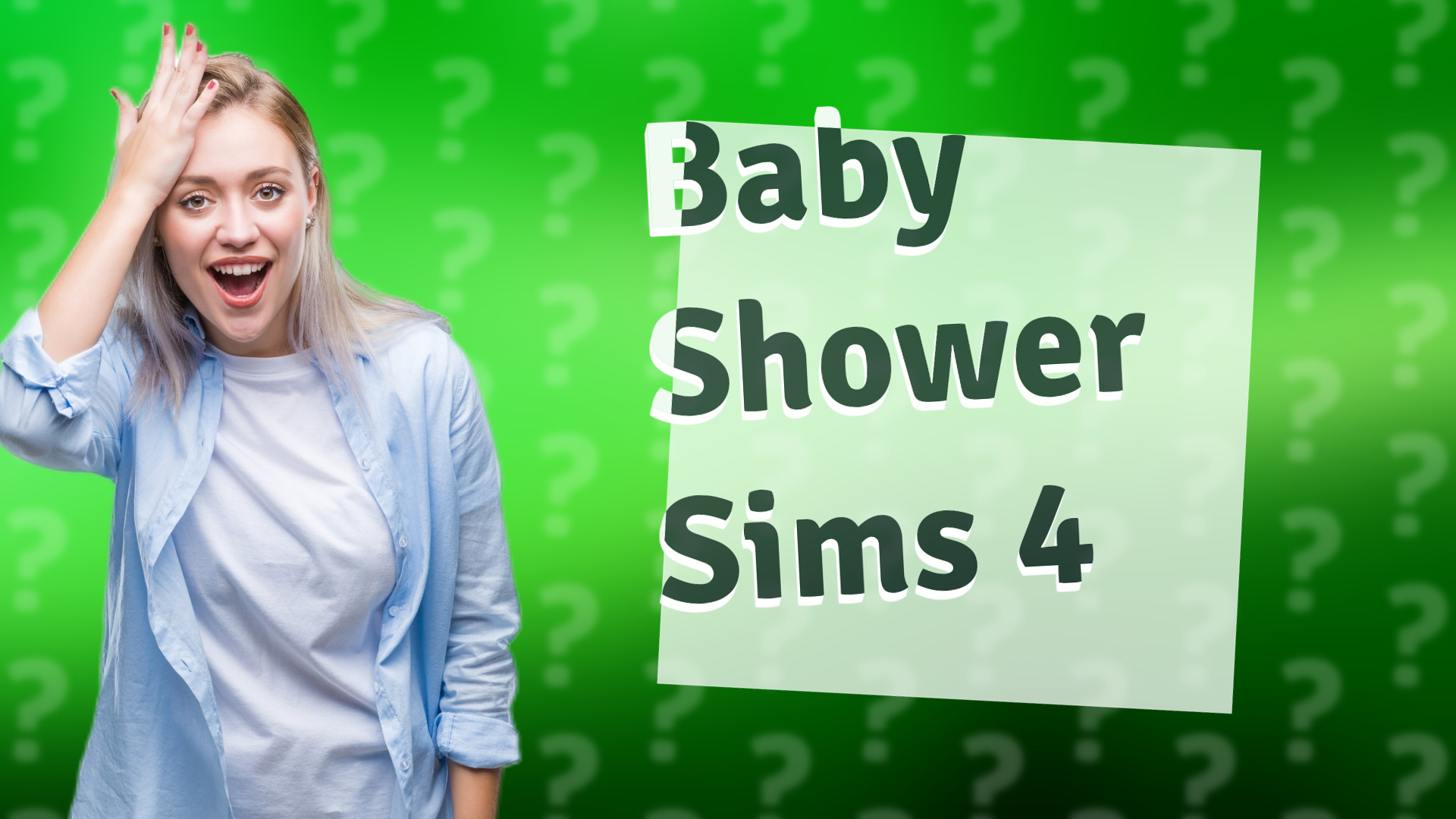 Baby Shower Sims 4