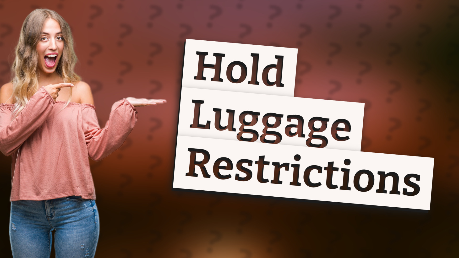 Hold Luggage Restrictions