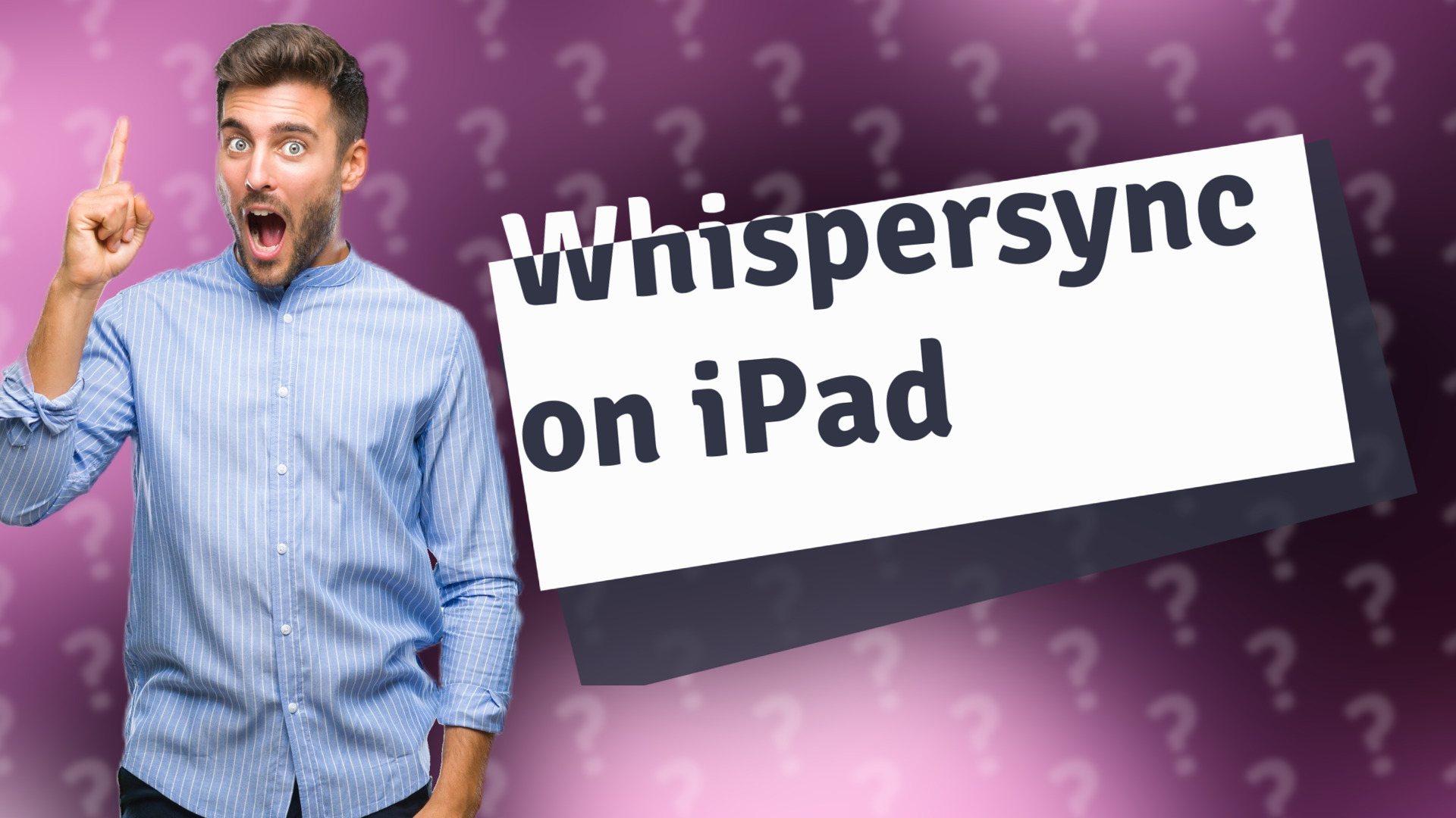 Whispersync on iPad